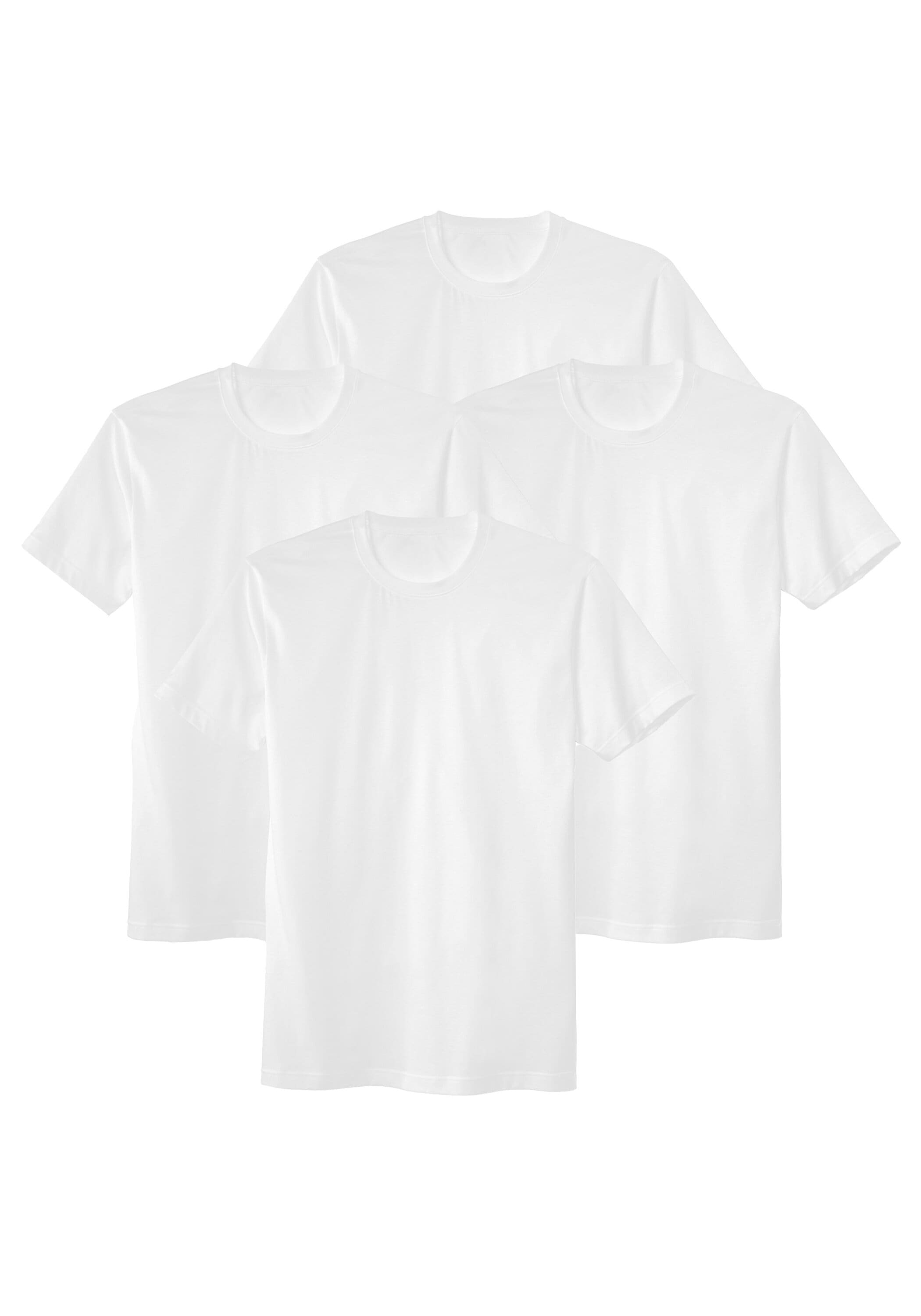 T-Shirt »T-Shirt MEN T-Shirt 2PACK Natural Benefit 100% cotton 4er Pack«