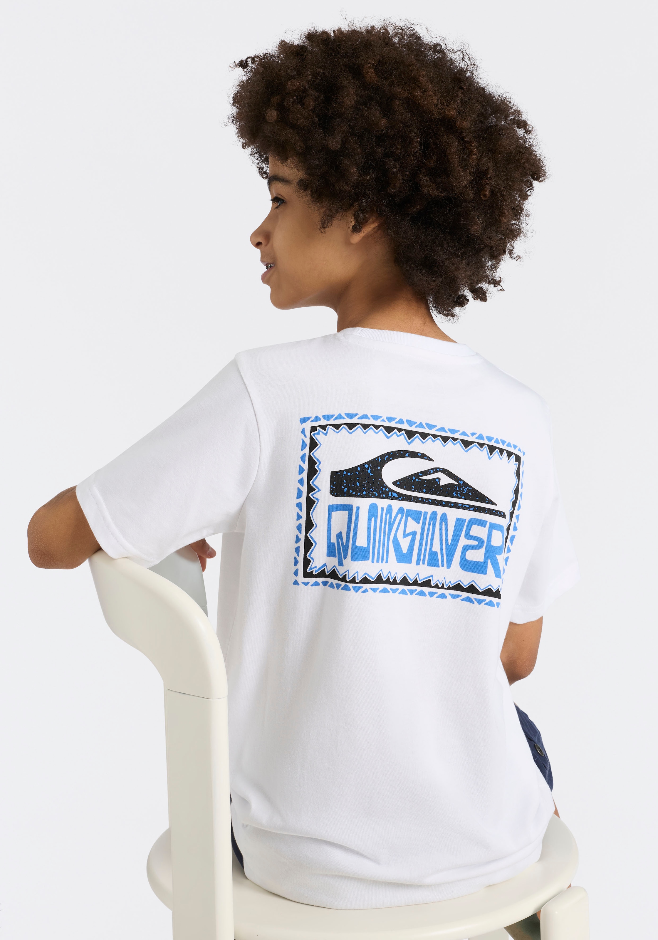 Quiksilver T-Shirt »WRAP FRAM CRAZY SESHORT SLEEVE SHORT SLEEVE PAK Y« 2 Kurzarm, 2er-Pack, aus Baumwolle, Jersey-Material, sportliche Passform
