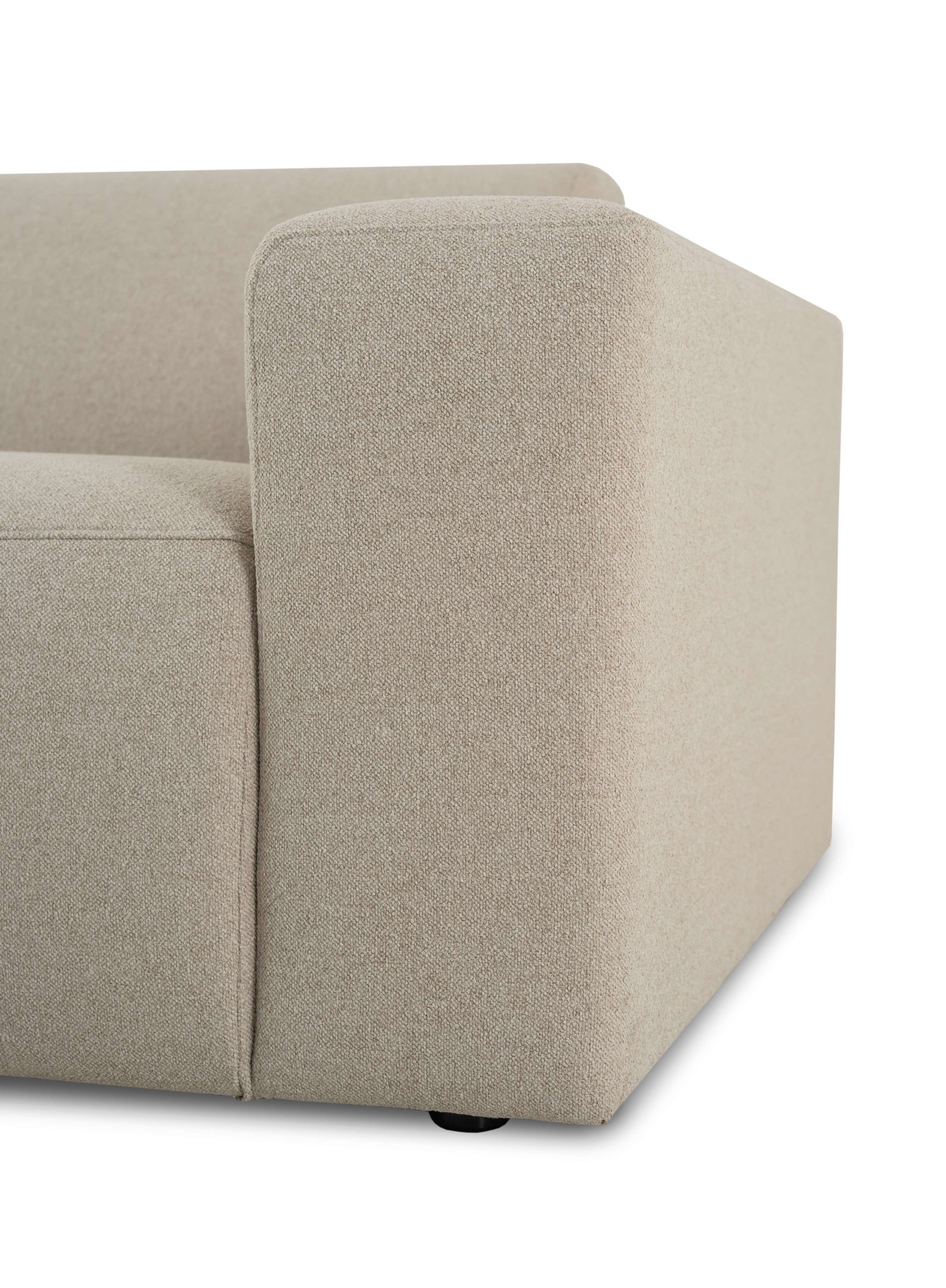 INOSIGN Ecksofa »Koa,228cm, L-Form, Modulsofa, Webstoff, Cord, Struktur«, Designsofa, weicher Lounge-Sitzkomfort, Welleunterfederung, bodentief