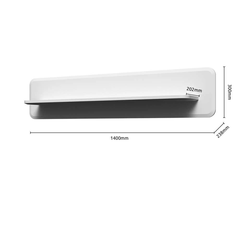 INOSIGN Wandregal »Sofy Schwebendes Regal, Wandkonsole, Wandboard, LED-Beleuchtung« UV lackiert, Ablageboden, Wandmontiert,  Breite 140 cm
