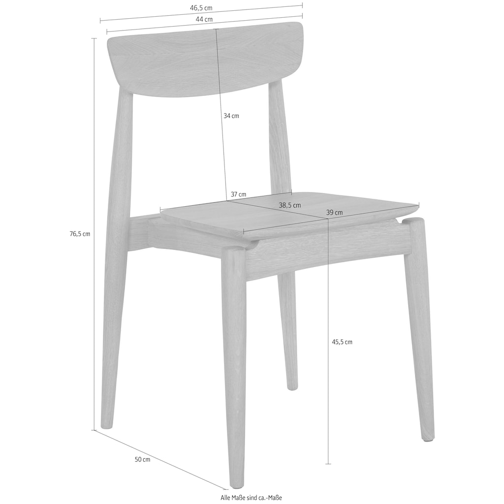 OTTO products 4-Fußstuhl »Veikko«, (Set), 2 St.