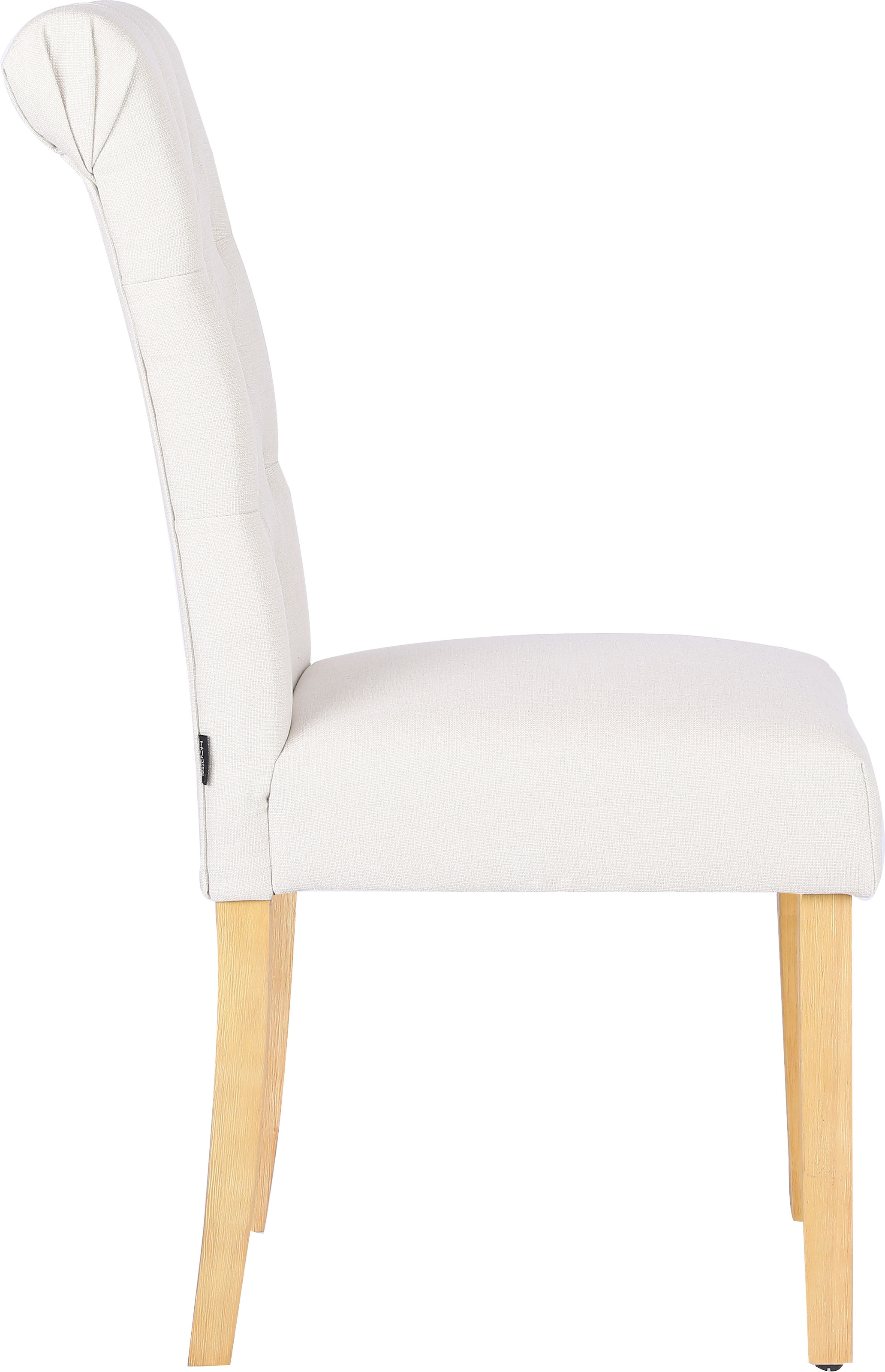 Home affaire Esszimmerstuhl »Liao«, pflegeleichter Webstoff Bezug, Knopfheftung, Sitzhöhe ca. 51 cm