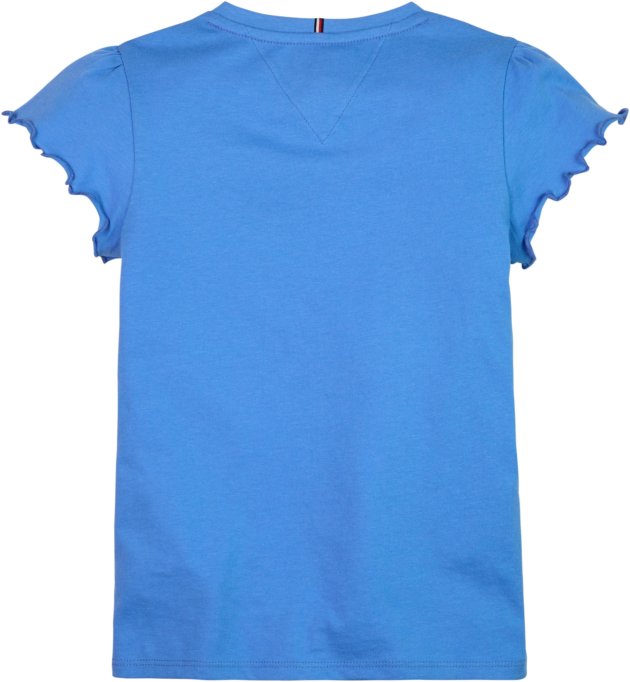 Tommy Hilfiger T-Shirt »ESSENTIAL RUFFLE SLEEVE TOP«, mit gewelltem Ärmelabschluss