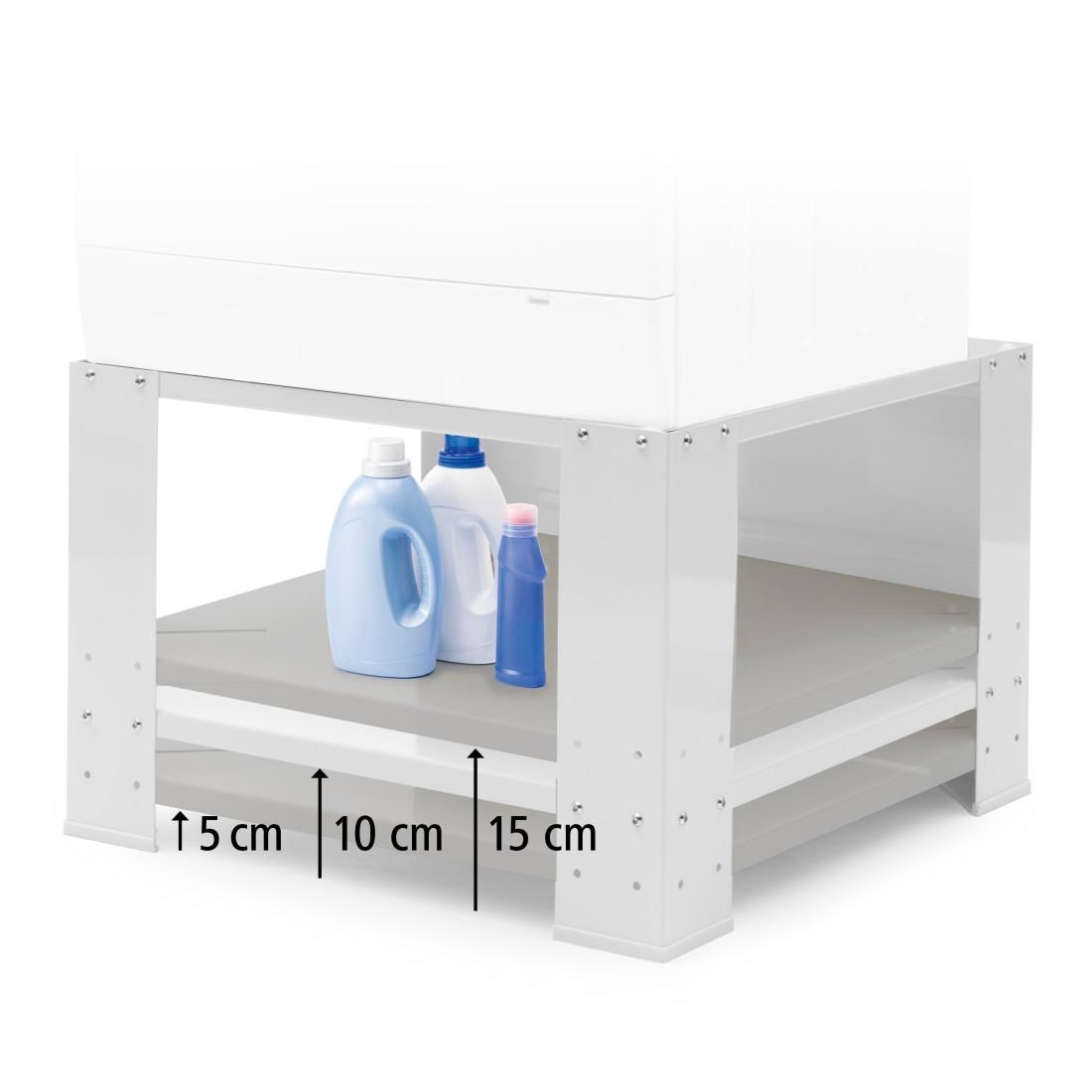 Xavax Unterbausockel »Sockel Untergestell 60 x 60 x 40cm Waschmaschine Trockner«, Hausgerätesockel verstellbar