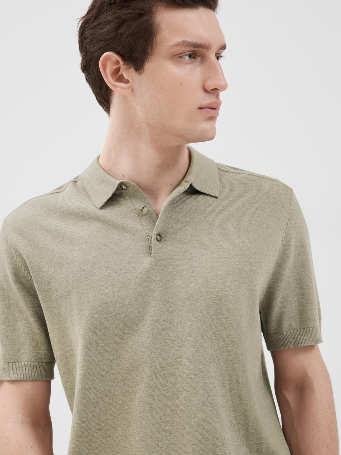 SELECTED HOMME Poloshirt »SLHBERG SS KNIT POLO NOOS«, aus Feinstrick