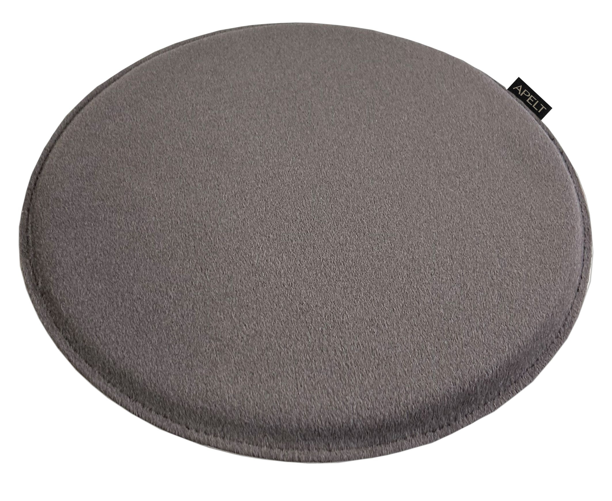 APELT, Stuhlkissen »Tyrol« Schaumstoffplatte, braun + unifarben, Polyester, B/L: 34 cm x 34 cm - 1 Stk.