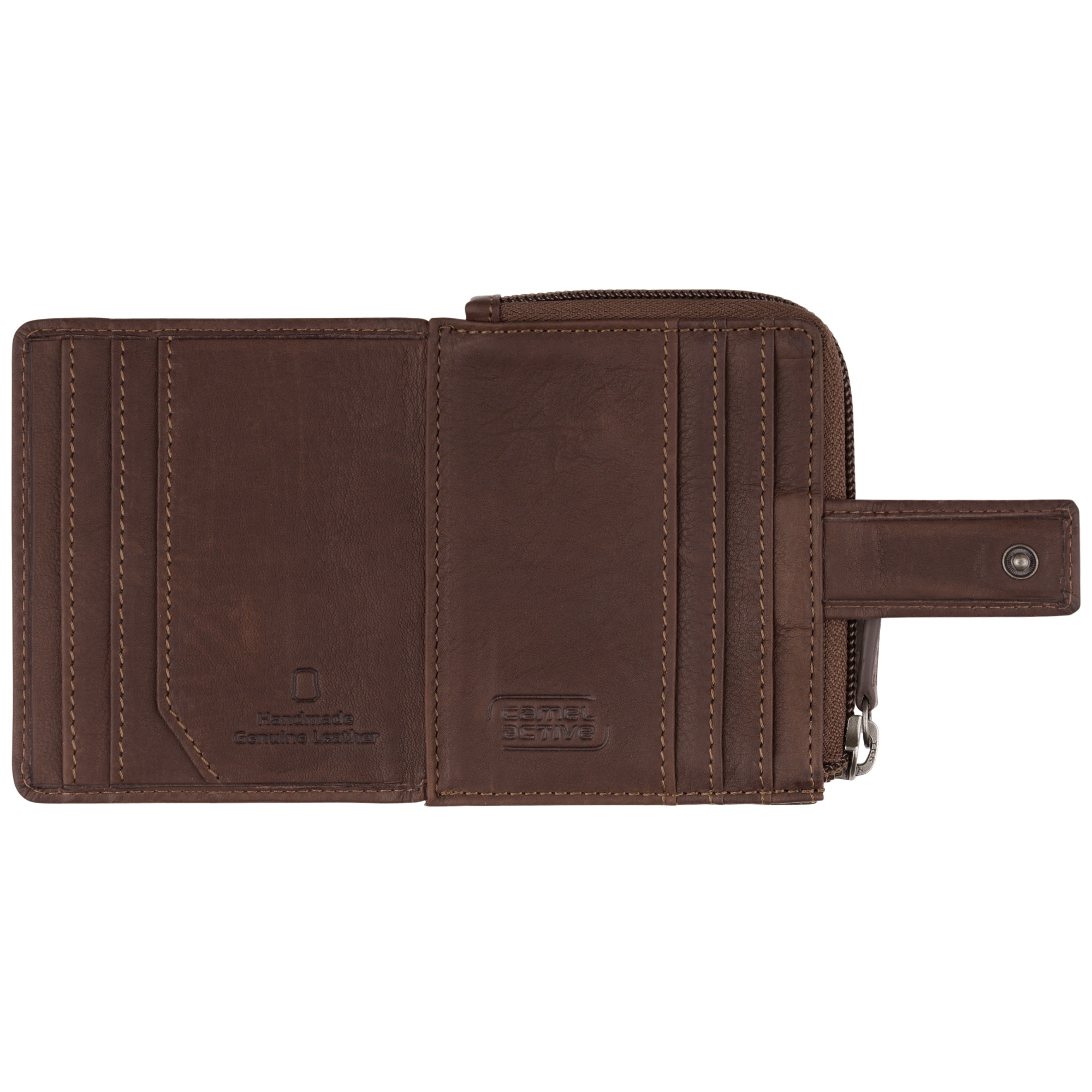 camel active Geldbörse »Ocean« aus wasserweisendem Echtleder, vielen Verstauoptionen und RFID-Schutz