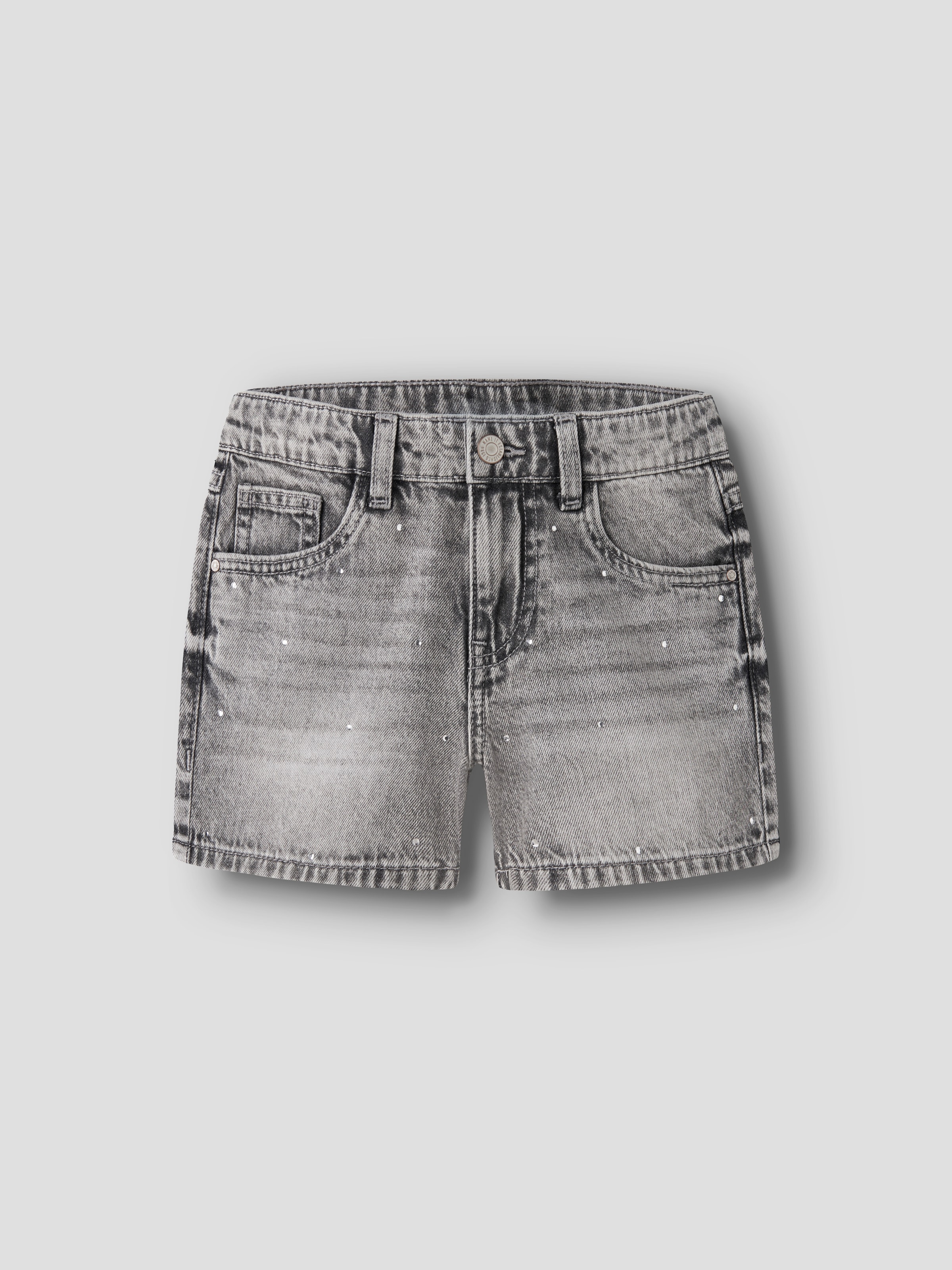 Name It Jeansshorts »NKFROSE REG DNM SHORTS 6042-AC NOOS« Baumwolle, mit Glitzersteinchen