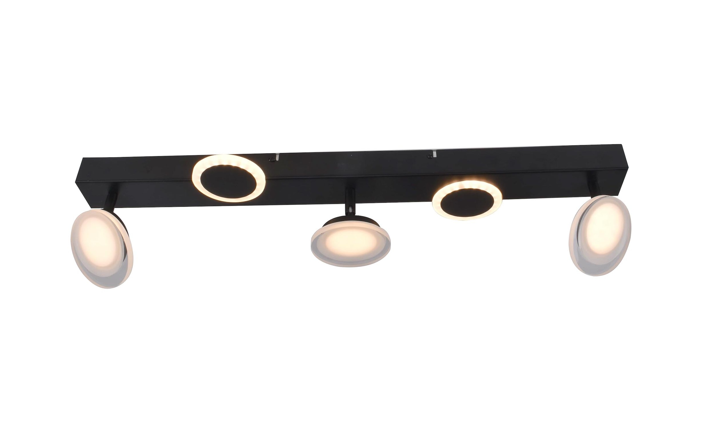 Deckenstrahler »Meriza«, 3 flammig, LED Spotbalken 3flg schwarz