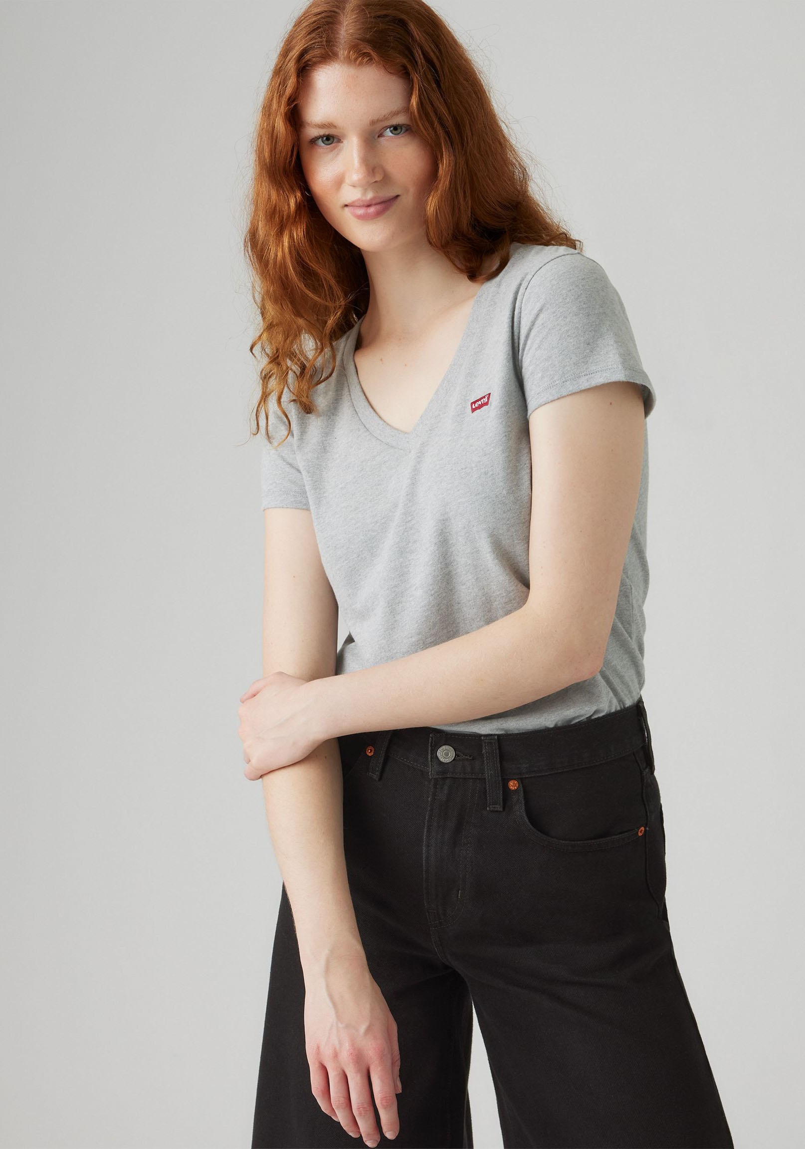 Levi's® T-Shirt »VNECK TEE 2 PACK«, (Packung, 2 tlg.)