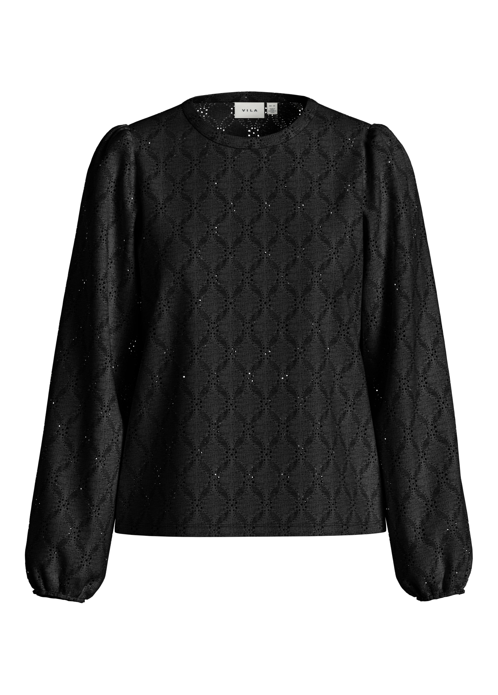 Vila Langarmshirt »VIASTA O-NECK L/S TOP - NOOS«