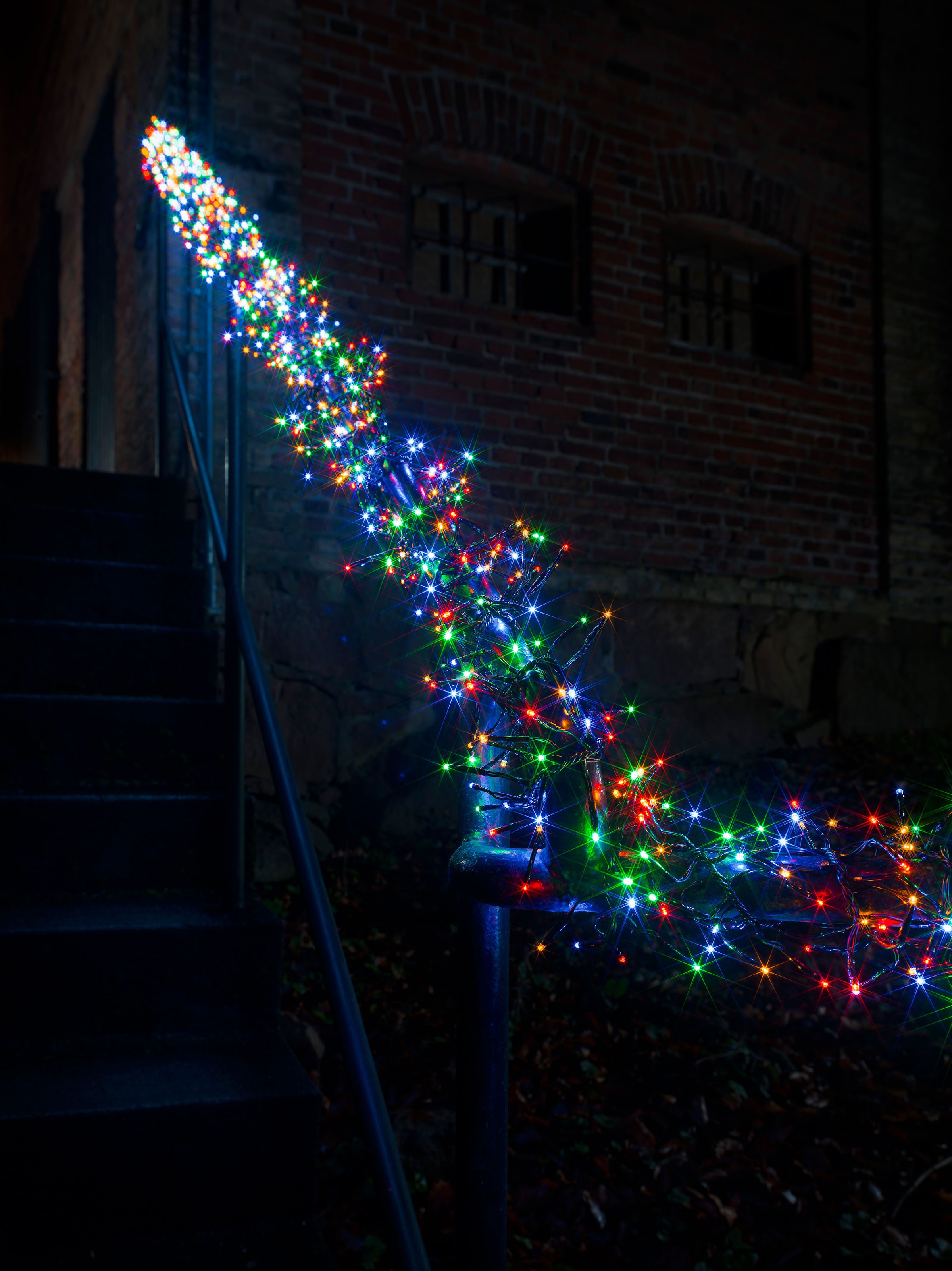 KONSTSMIDE LED-Lichterkette »Weihnachtsdeko aussen«, mit bequem LED kaufen Funktionen, Büschellichterkette Cluster, 8 960 Dioden St.-flammig, 960 Micro