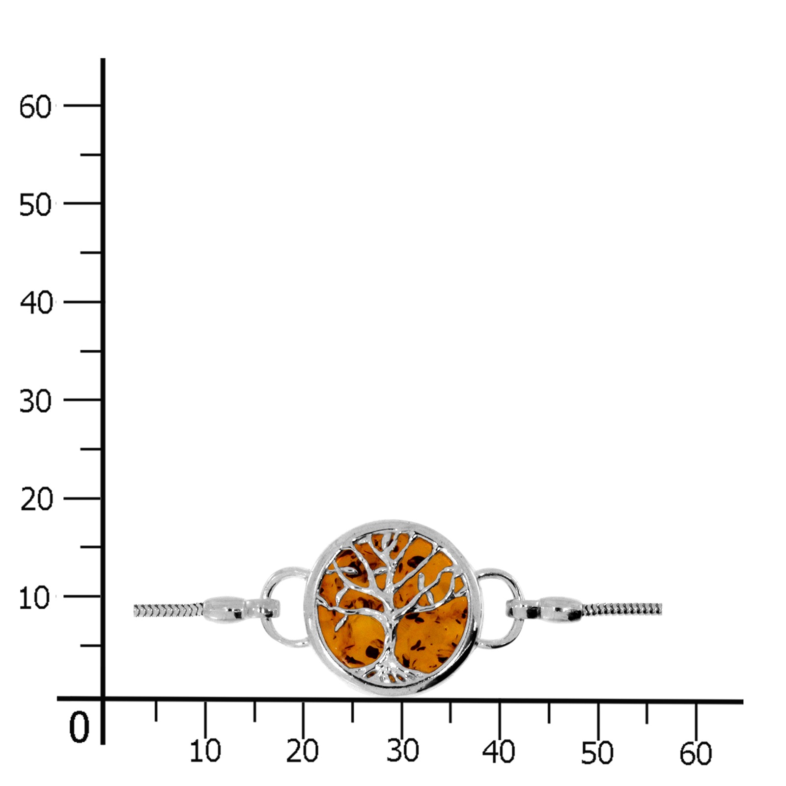 OSTSEE-SCHMUCK Armband »- Lebensbaum 16 mm - Silber 925/000 - Bernstein«