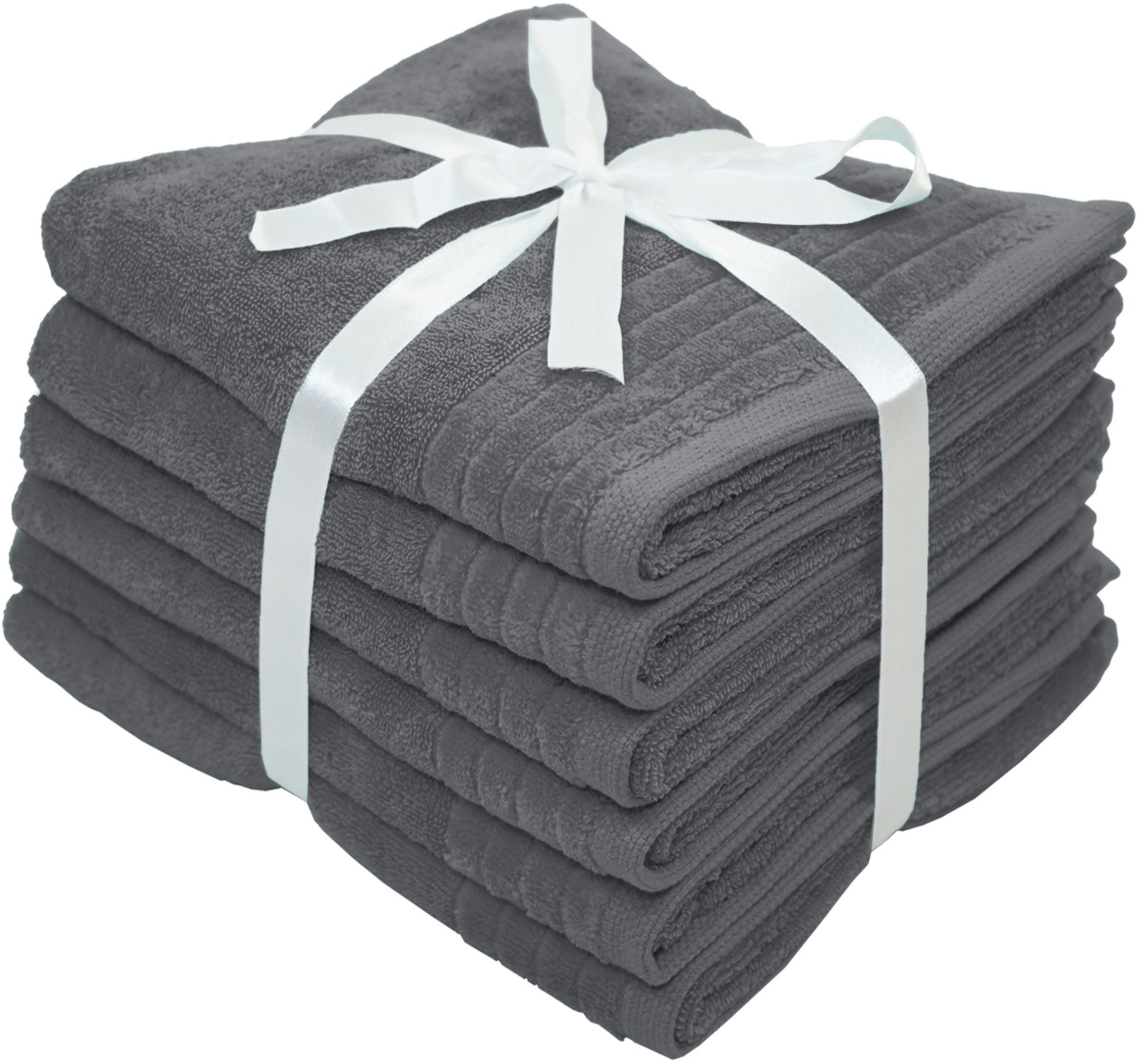 my home Handtücher »Sanremo Premium, Premium Handtücher, 600 gr/m², 40x70cm«, (Set, 6 St., 6x 40x70cm), mit Bordüre, einfarbig, flauschig und weich, Händehandtücher
