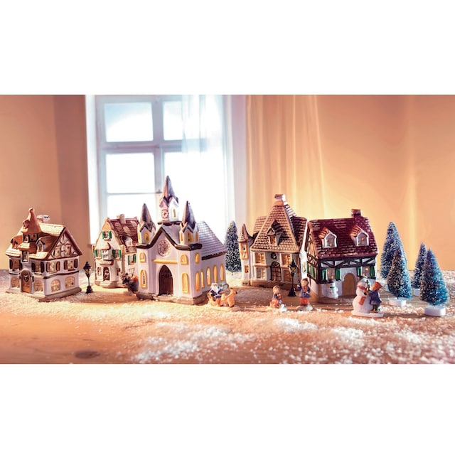 Home affaire Weihnachtsdorf »Weihnachtsdeko«, mit Lichterkette bequem  online kaufen
