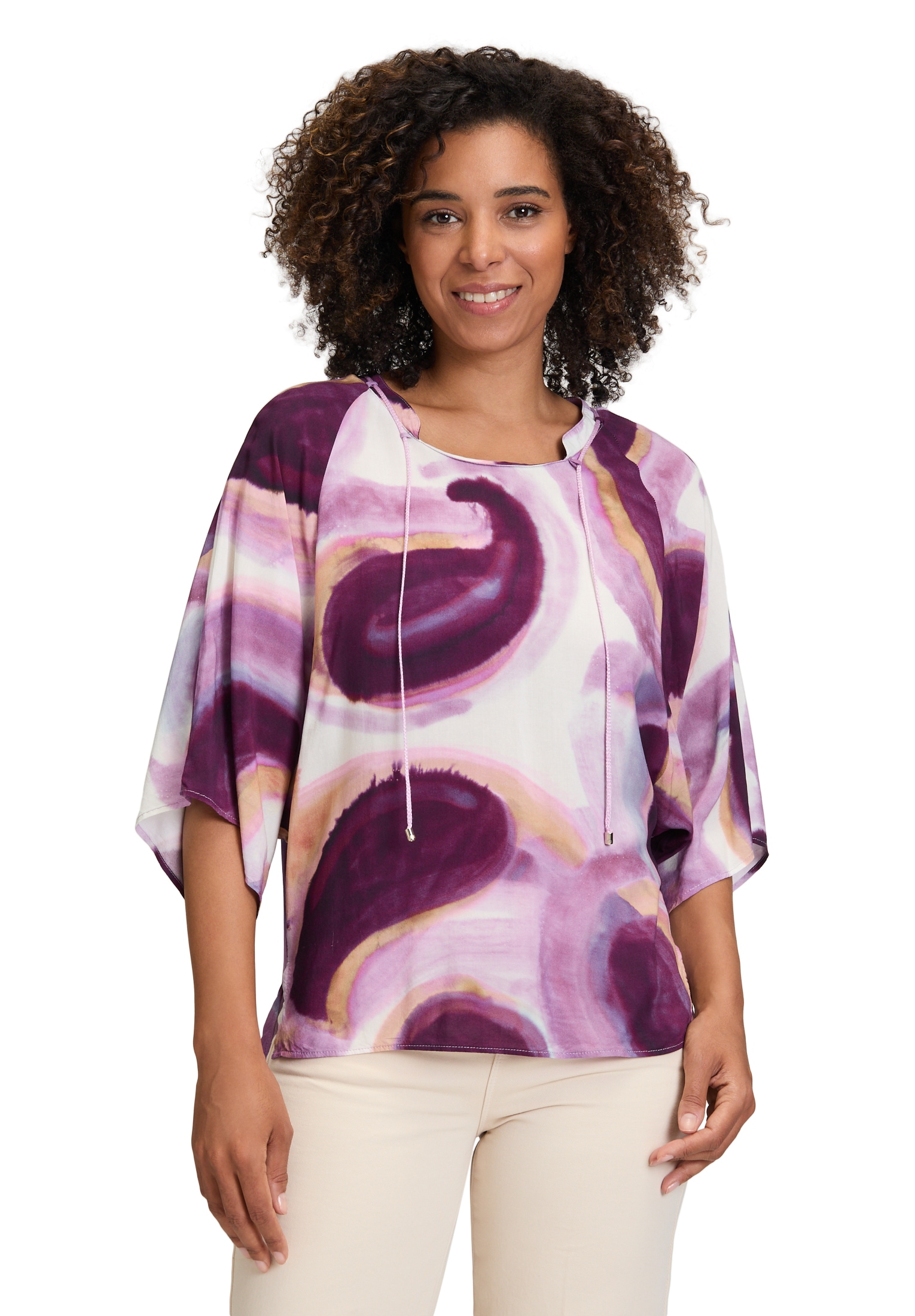 Cartoon Klassische Bluse »Casual-Bluse mit Muster«