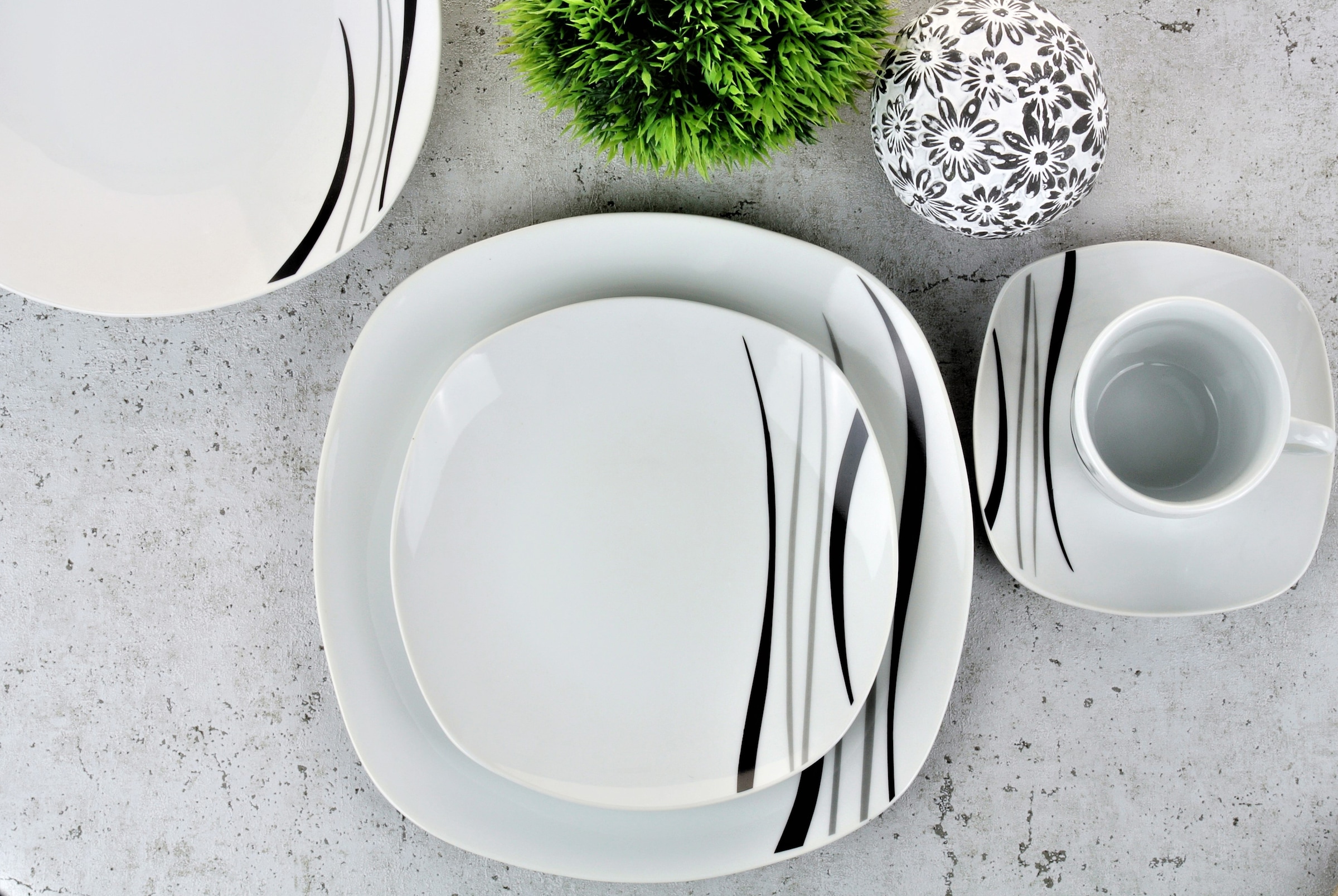 Retsch Arzberg Kombiservice »Geschirr-Set, Service Cosmos« 62 Teile, für 6 Personen