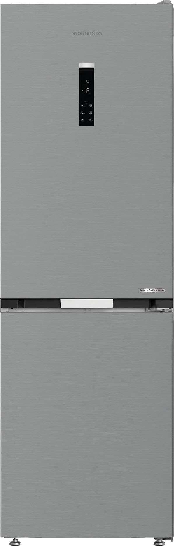 Grundig Kühl-/Gefrierkombination, GKPN 66840 LXPW, 186,5 cm hoch, 59,5 cm breit