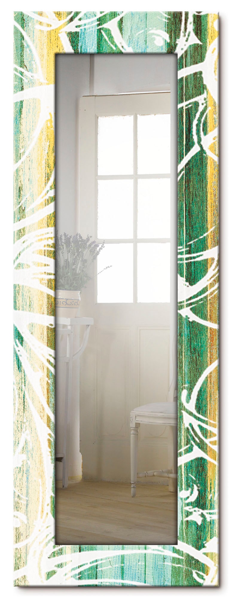 Artland Dekospiegel »Ornamente gerahmter Stil«, online XXL Landhaus kaufen modernen Garantie Wandspiegel, mit 3 mit Motivrahmen, Ganzkörperspiegel, im Jahren 