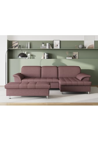 Ecksofa »Franzi Steppung im Sitzbereich B7T/H: 278/162/80 cm, Schlafsofa«