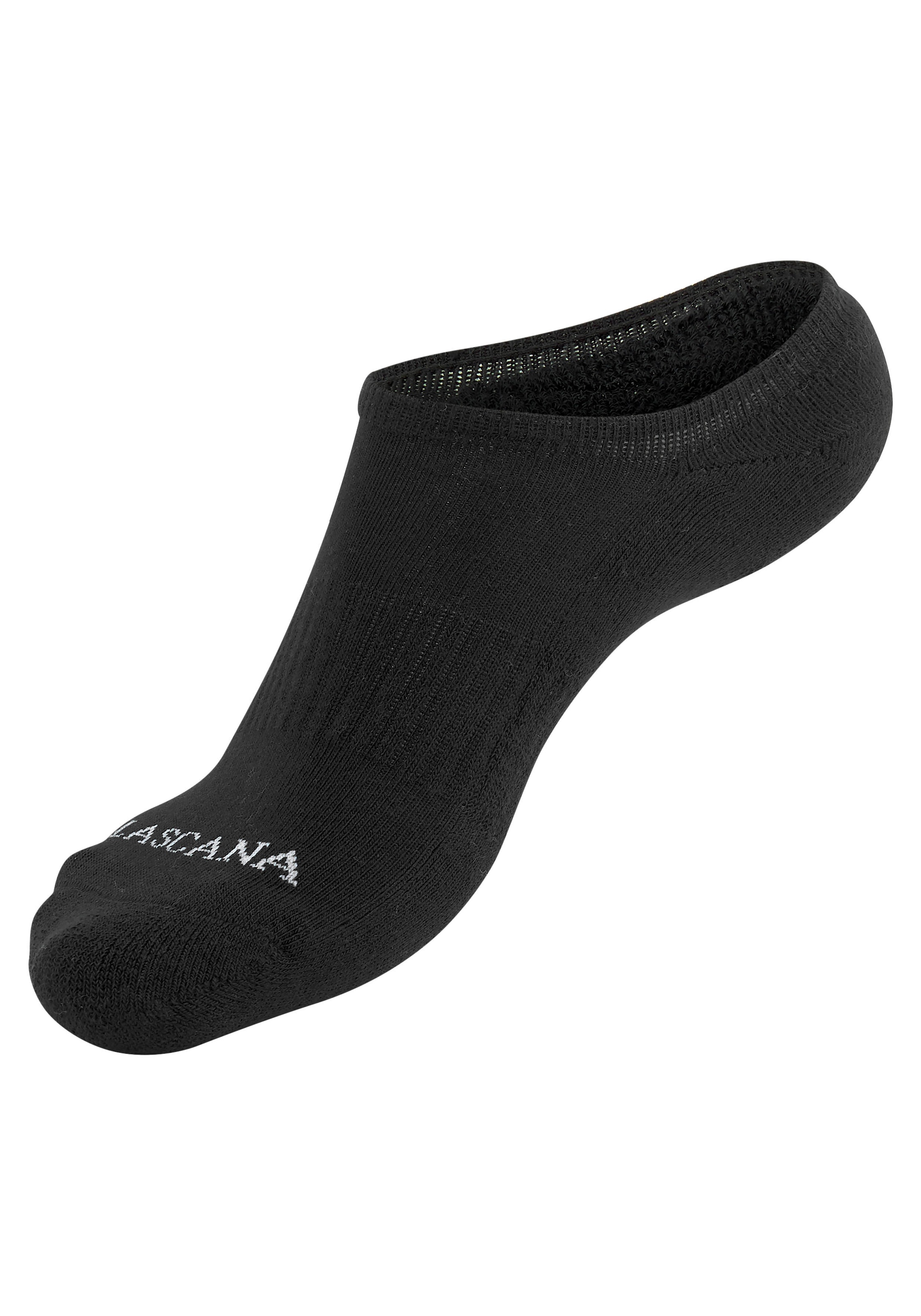 LASCANA ACTIVE Sneakersocken Packung, 7 Stk. tlg. mit Fußfrottee