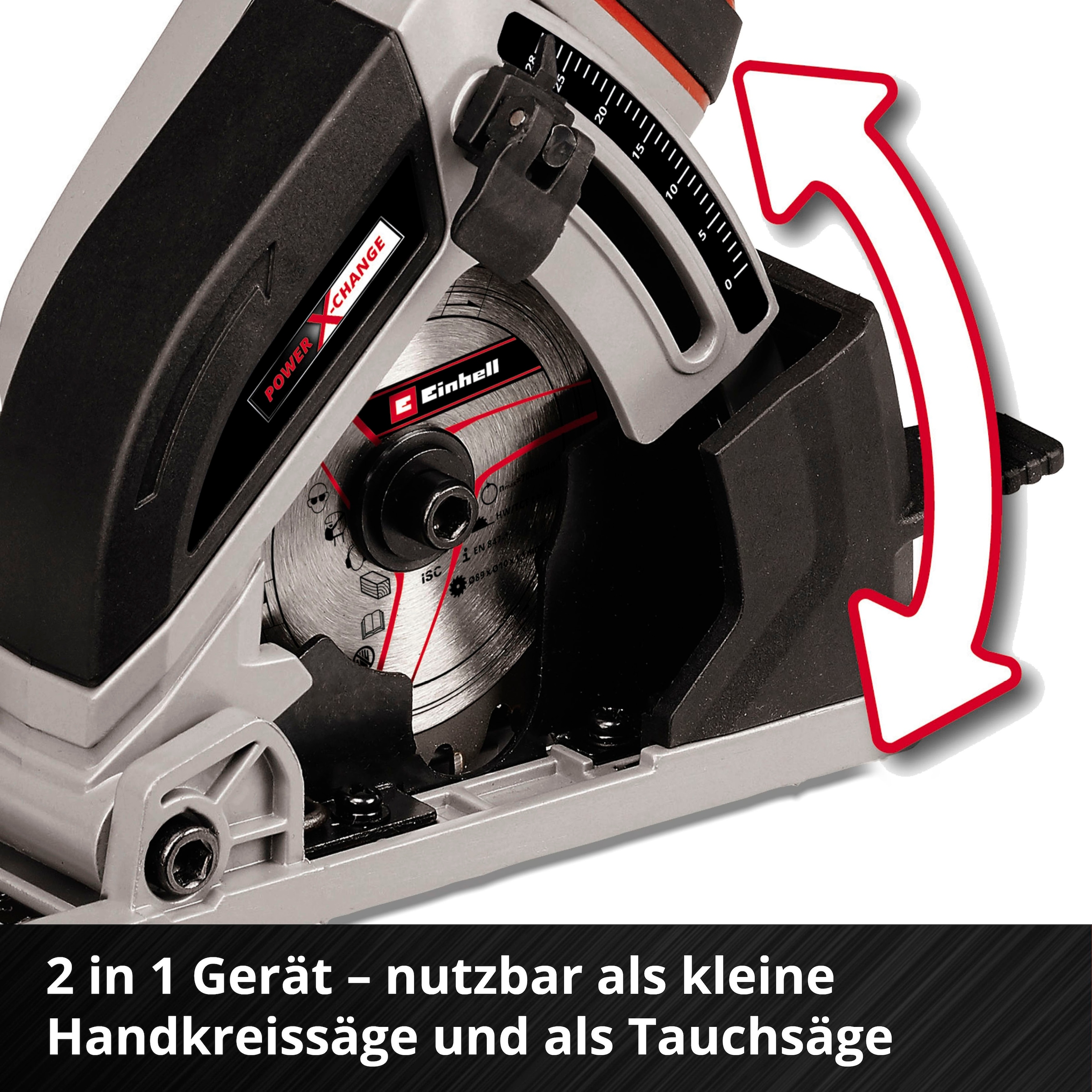 Einhell Akku-Handkreissäge »TE-CS 18/89 Li - Solo« Mini, ohne Akku und Ladegerät