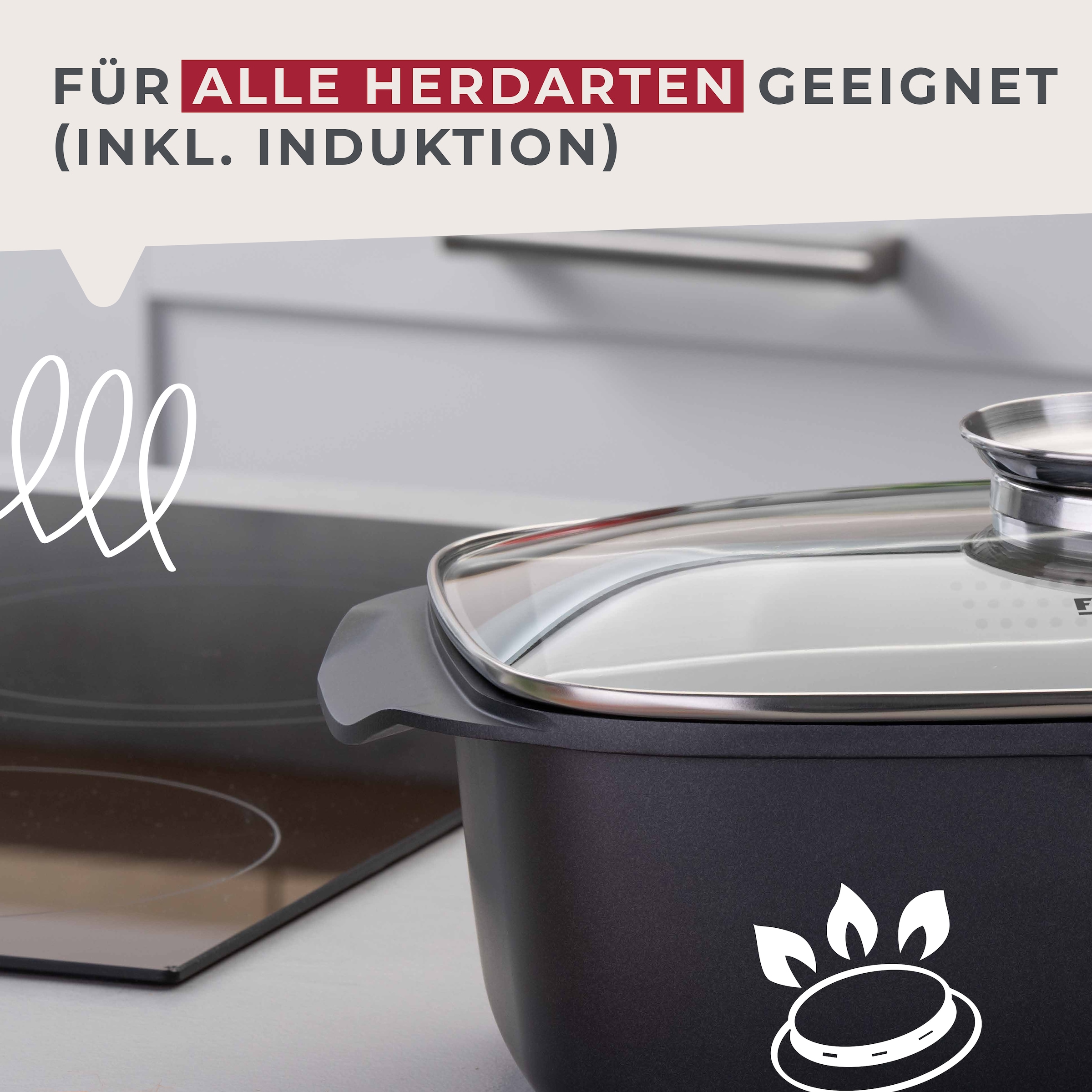 FACKELMANN Bräter »Roaster« 1 Stk. tlg. Aluminiumguss