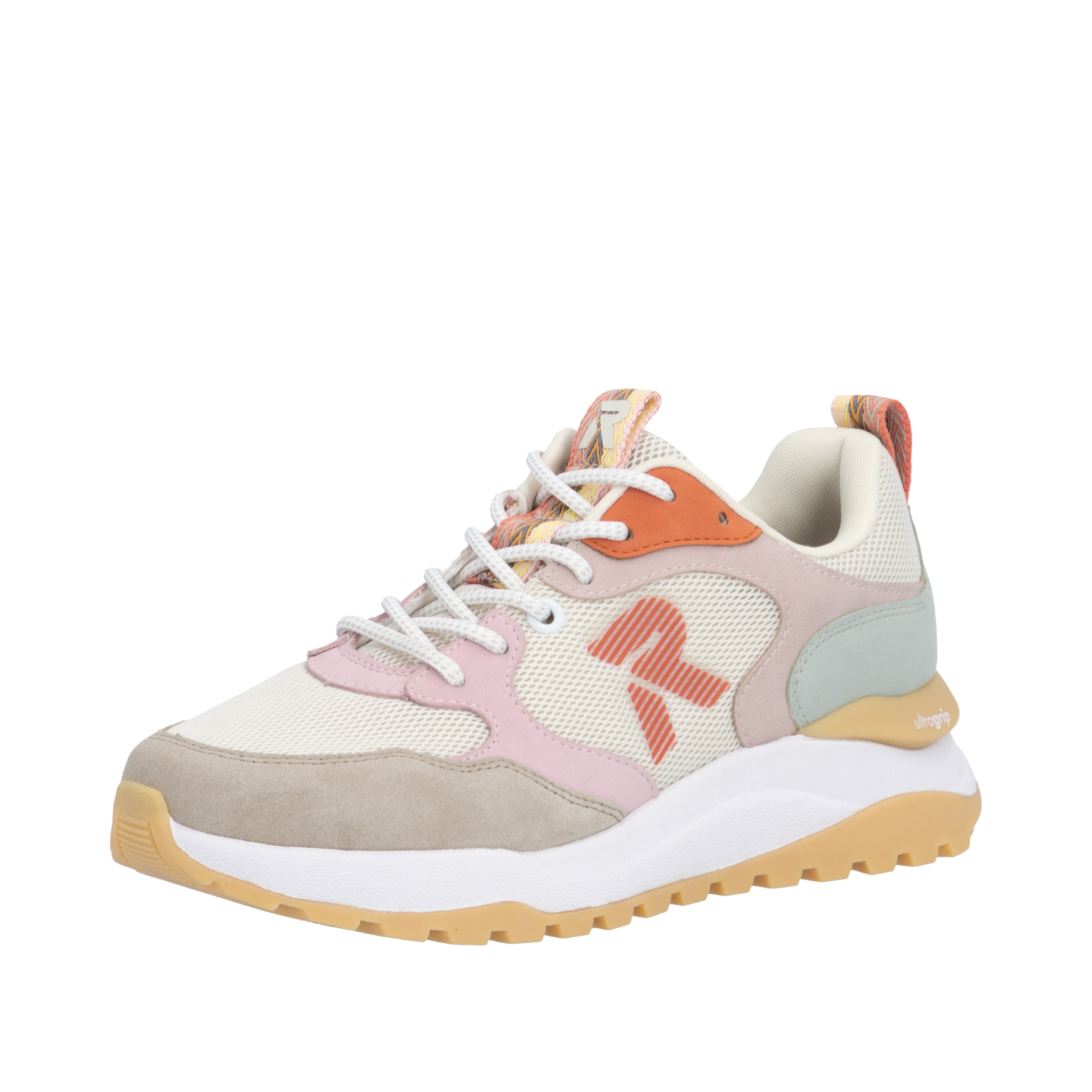 RIEKER Sport Keilsneaker  Schnürschuh, Freizeitsneaker, Halbschuh mit gepolstertem Schaftrand