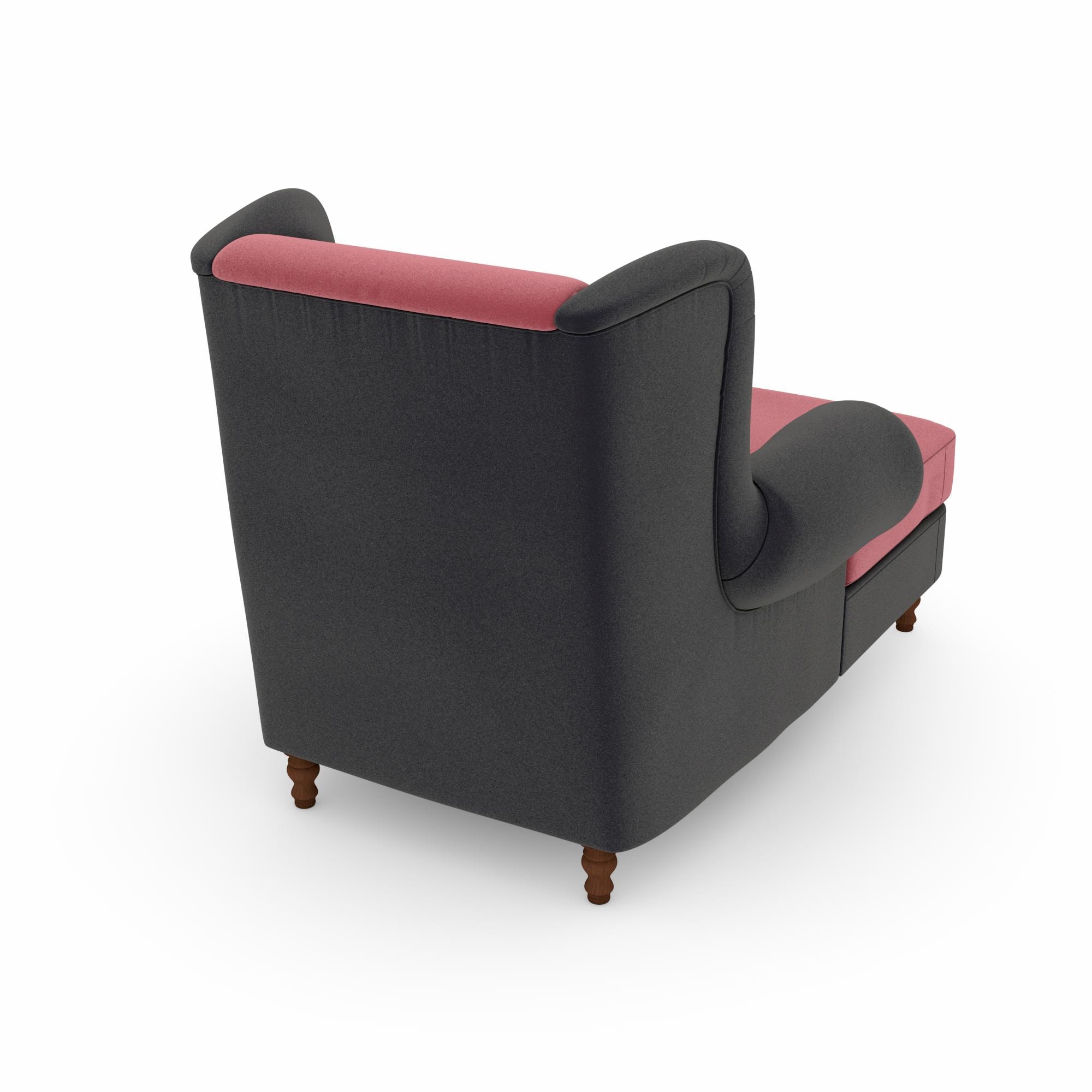 Max Winzer® Ohrensessel »Madeleine, Relaxsessel, Designsessel mit hohem Sitzkomfort«, Samtvelours Bezug in vielen Farbkombinationen
