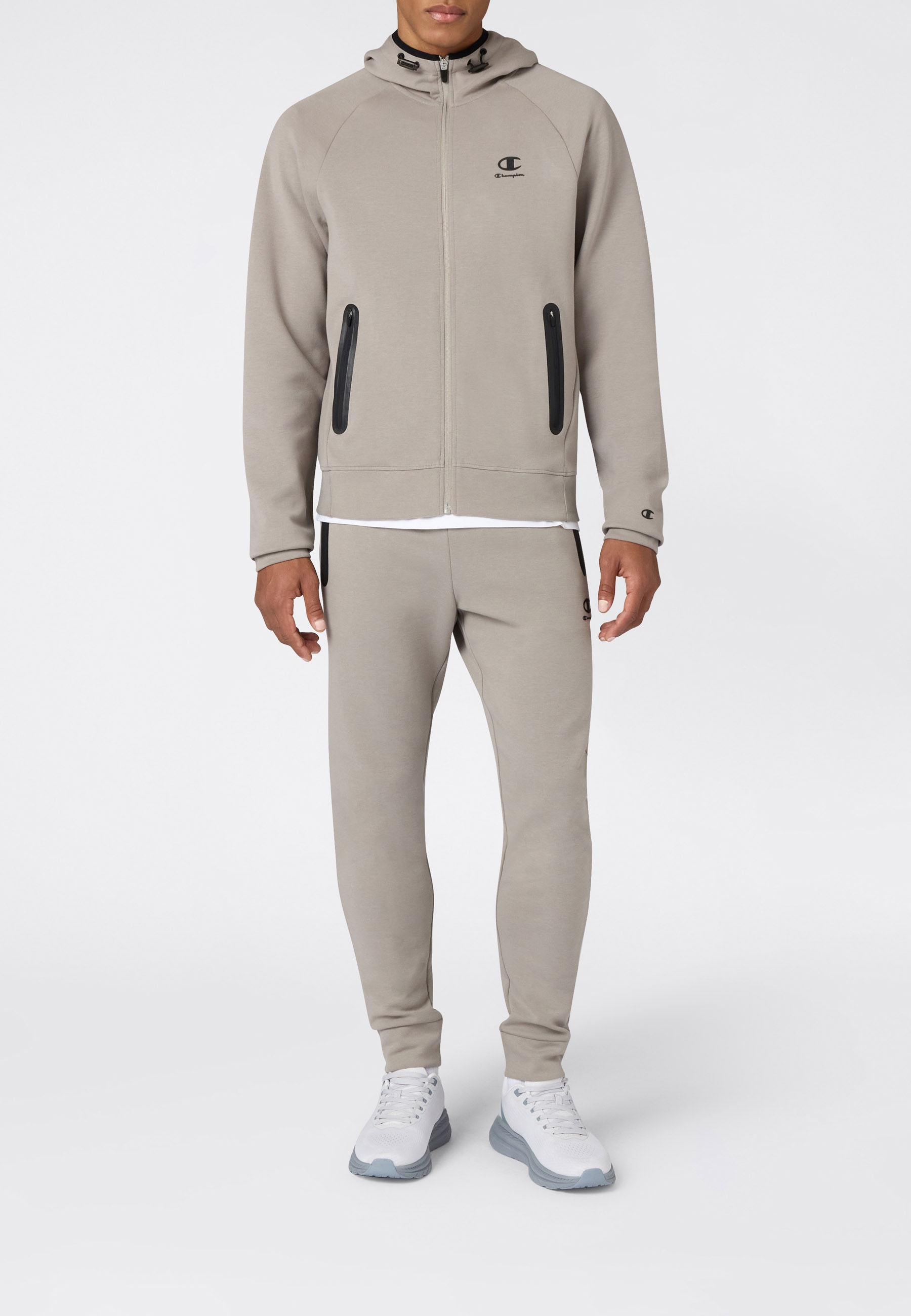 Champion Windbreaker »C-TECH Interlock Hooded Full Zip Sweatshirt«