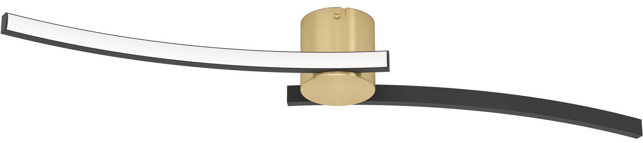 Aieta Black & Gold LED Flush Ceiling Light