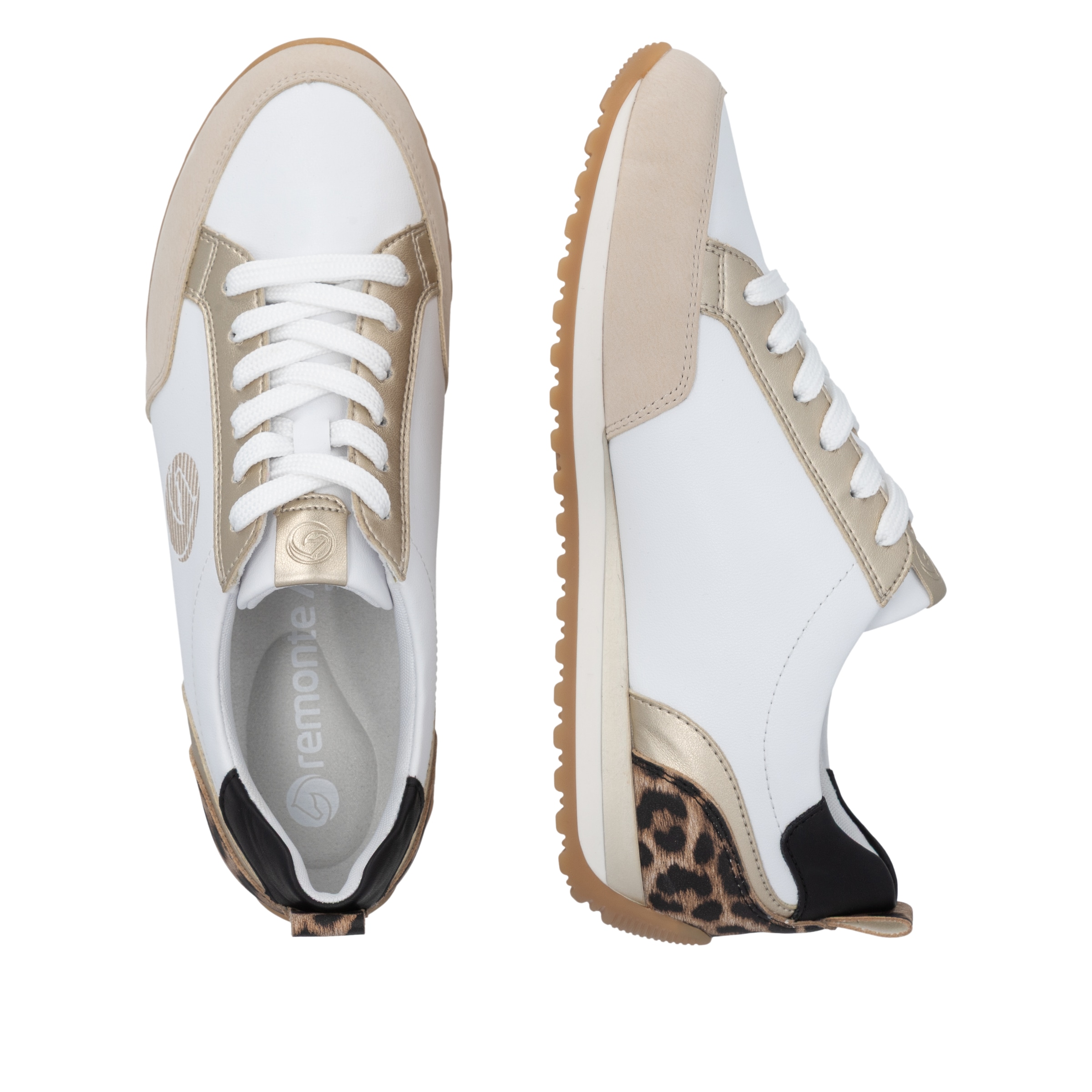 Remonte Sneaker  Schnürschuh, Halbschuh, Casual-Sneaker mit gepolstertem Schaftrand