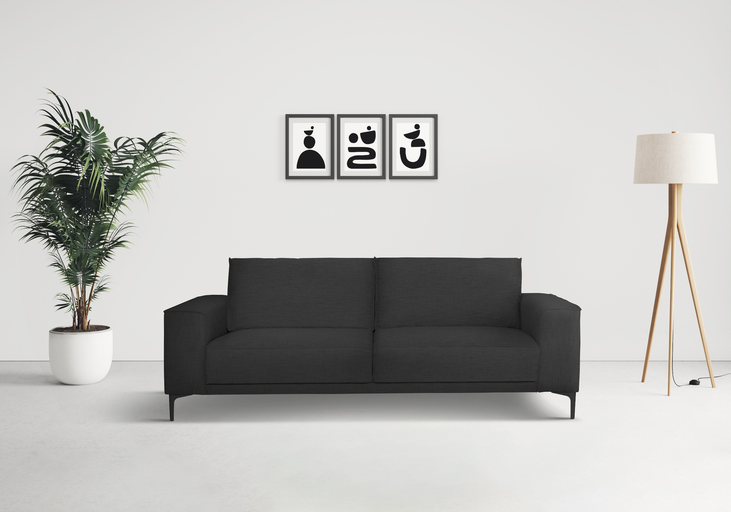 Places of Style 3-Sitzer »Oland«, im zeitlosem Design und hochwertiger Verabeitung