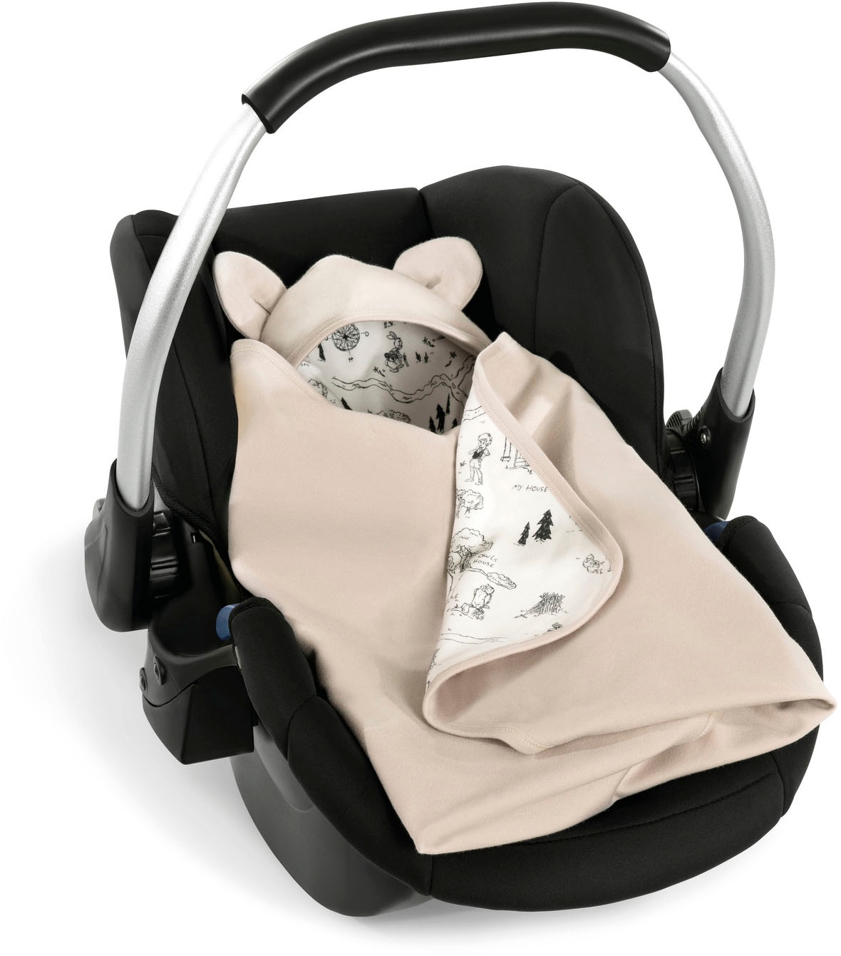 Hauck Babydecke »Baby Einschlagdecke, Snuggle N Dream Winnie the Pooh beige«, mit Kapuze