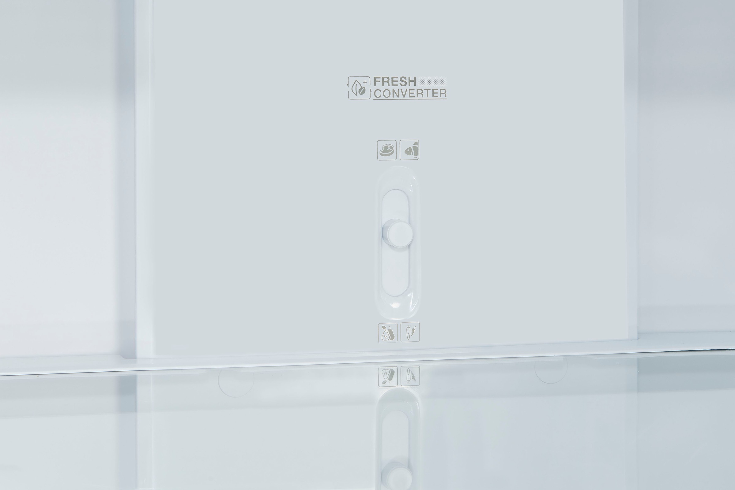 exquisit Kühl-/Gefrierkombination »KGC350-105-NF-040C inoxlook-az«, Energieeffizienzklasse C, 347 L Volumen, Total NoFrost, Display