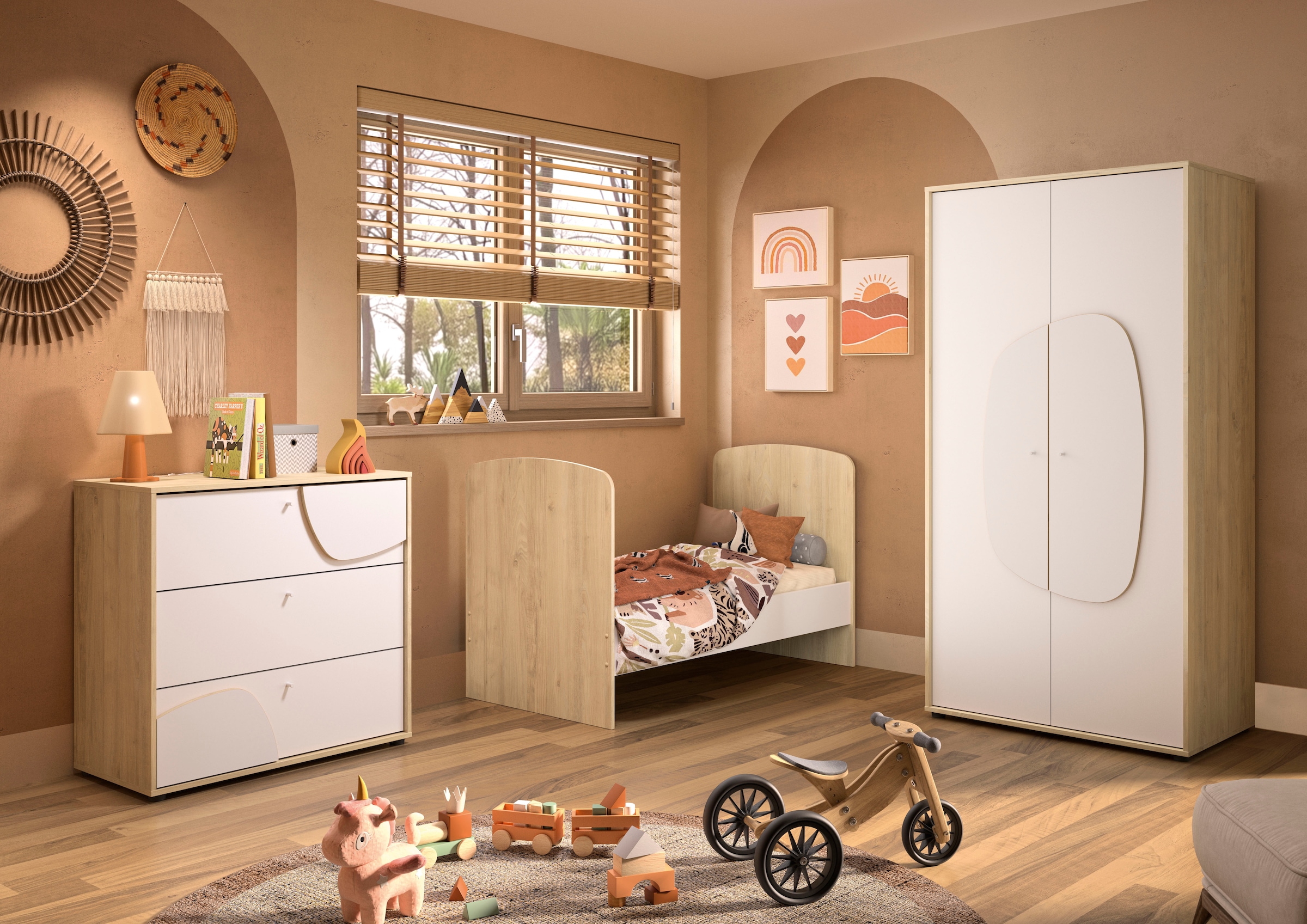 Gami Kommode »KOMMODE BASILE 3 SCHUBLADEN« 3 große Schubladen