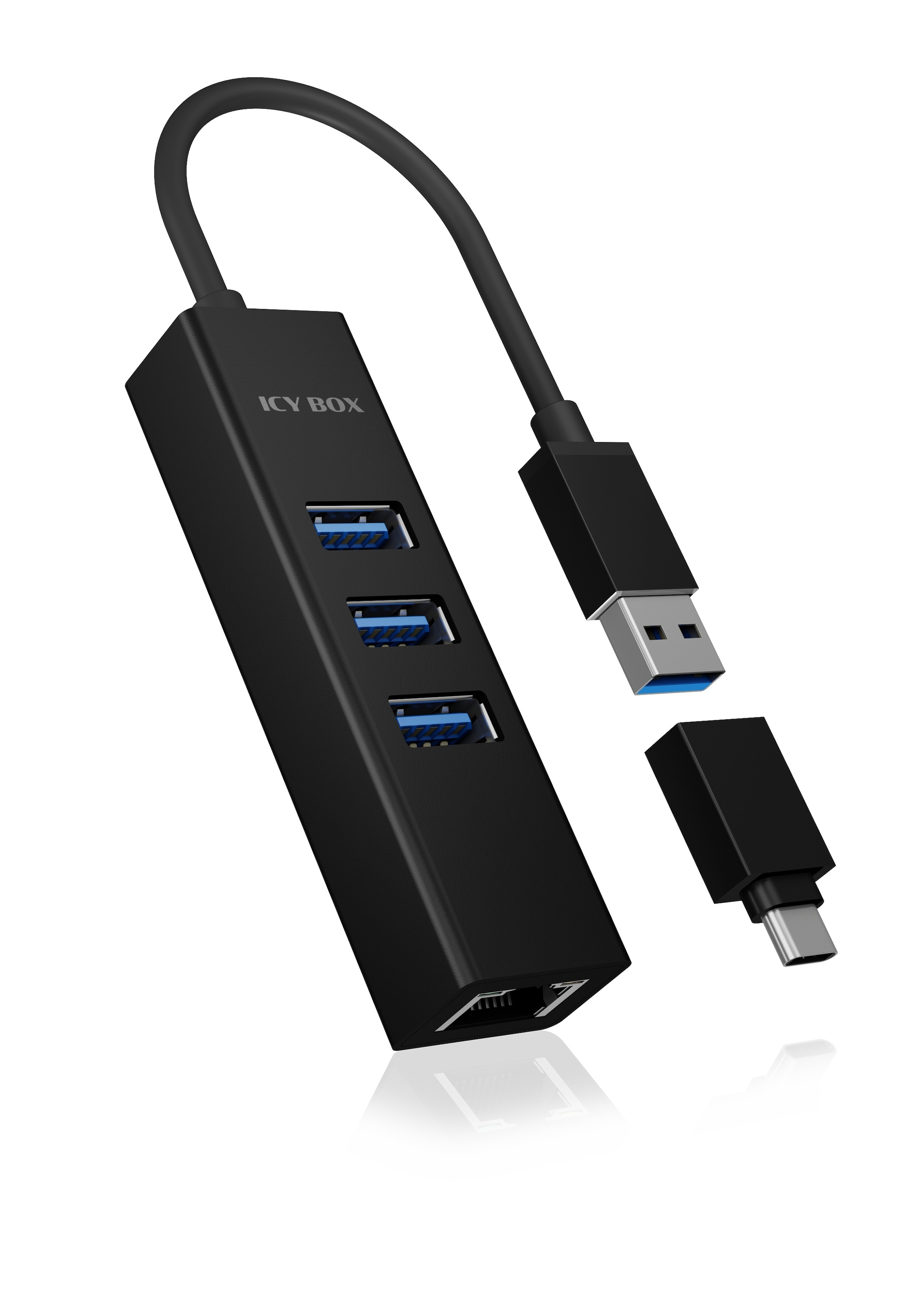 Netzwerk-Adapter »USB 3.0 HUB & LAN Adapter«