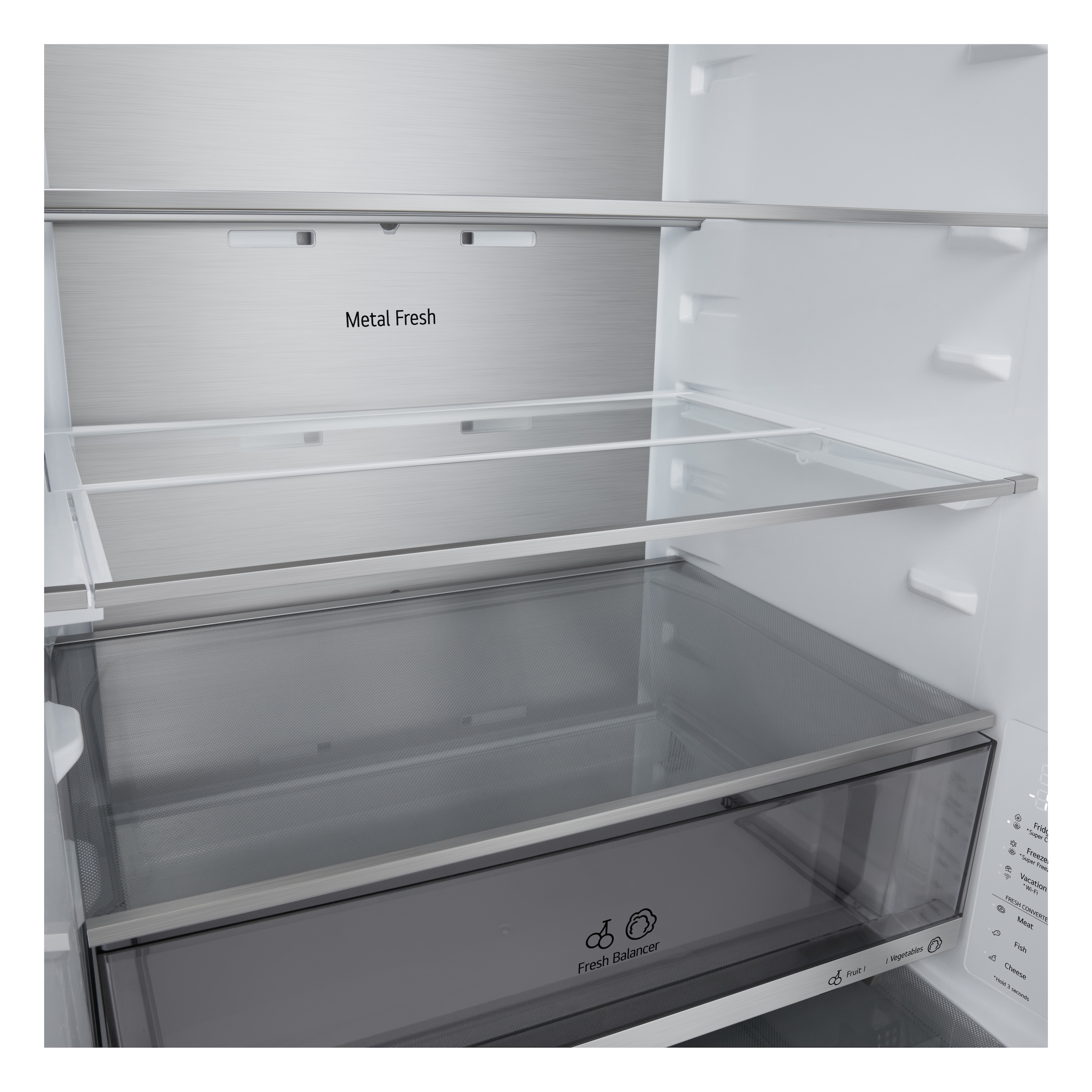 LG Kühl-/Gefrierkombination Serie 7 »GBBW726AMB« 203 cm hoch 69,7 cm breit Vollintegrierbarer Kühlschrank dank frontaler Luftzufuhr und Abluft