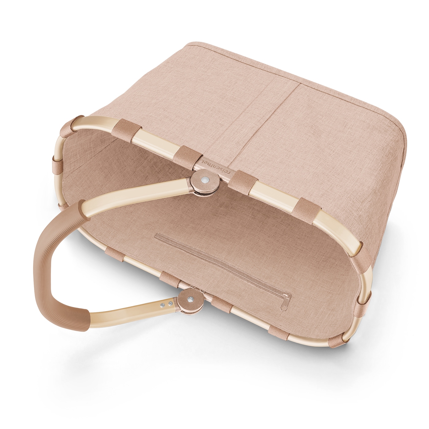 REISENTHEL® Einkaufskorb »carrybag« Standfüße, ummantelter Griff zum Umklappen, Innentasche Reißverschluss