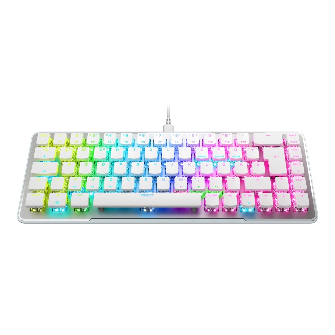 ROCCAT Gaming-Tastatur »Gaming-Tastatur "Vulcan II Mini", mechanische, lineare Tasten«, (ausklappbare Füße)
