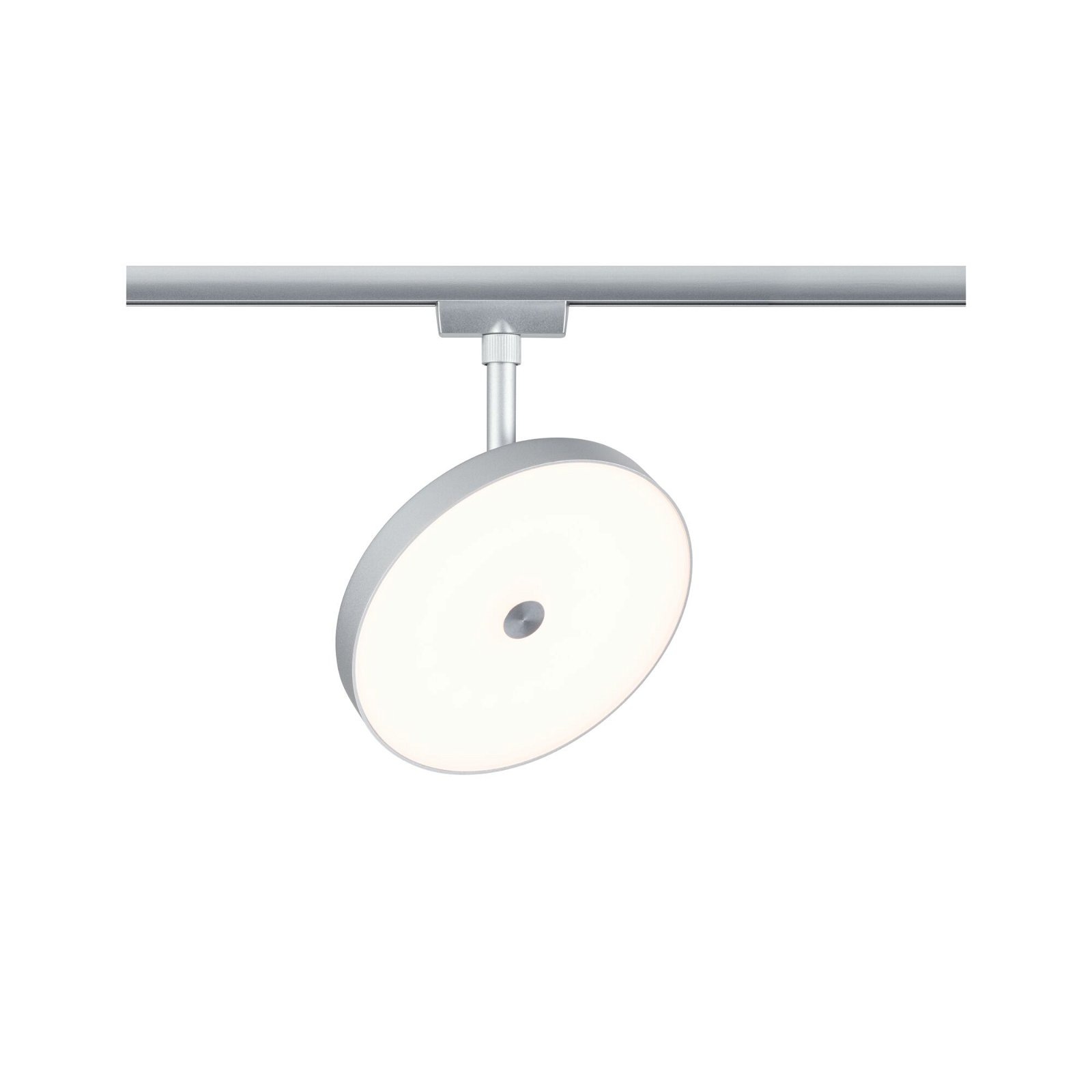 Paulmann Schienensystem-Leuchten »URail Schienenspot Hildor 850lm 15W 3000K 230V Chrom matt« LED-Modul Warmweiß 3-Step-Dimmbar