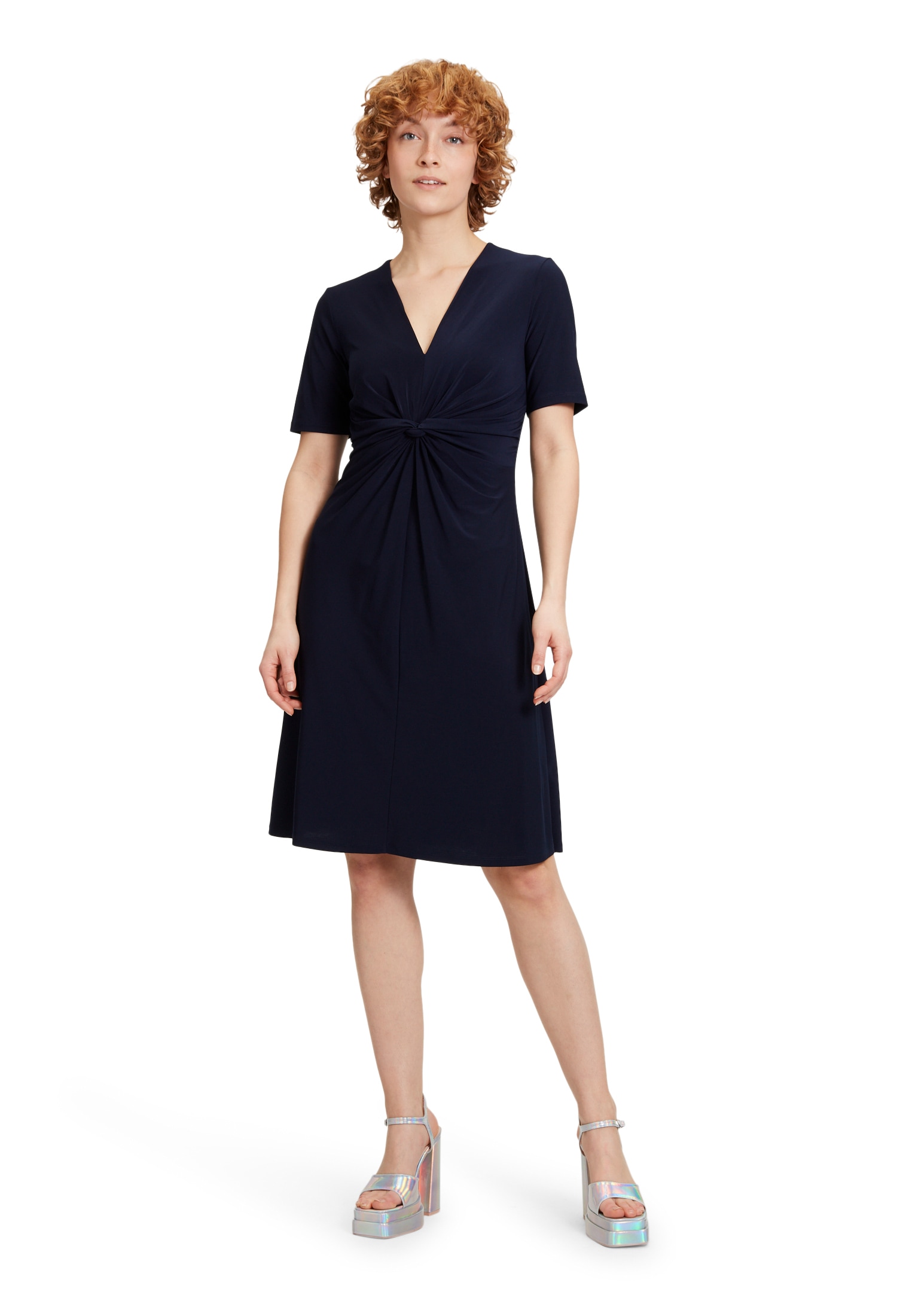 Cartoon Jerseykleid »Jerseykleid mit Raffung«