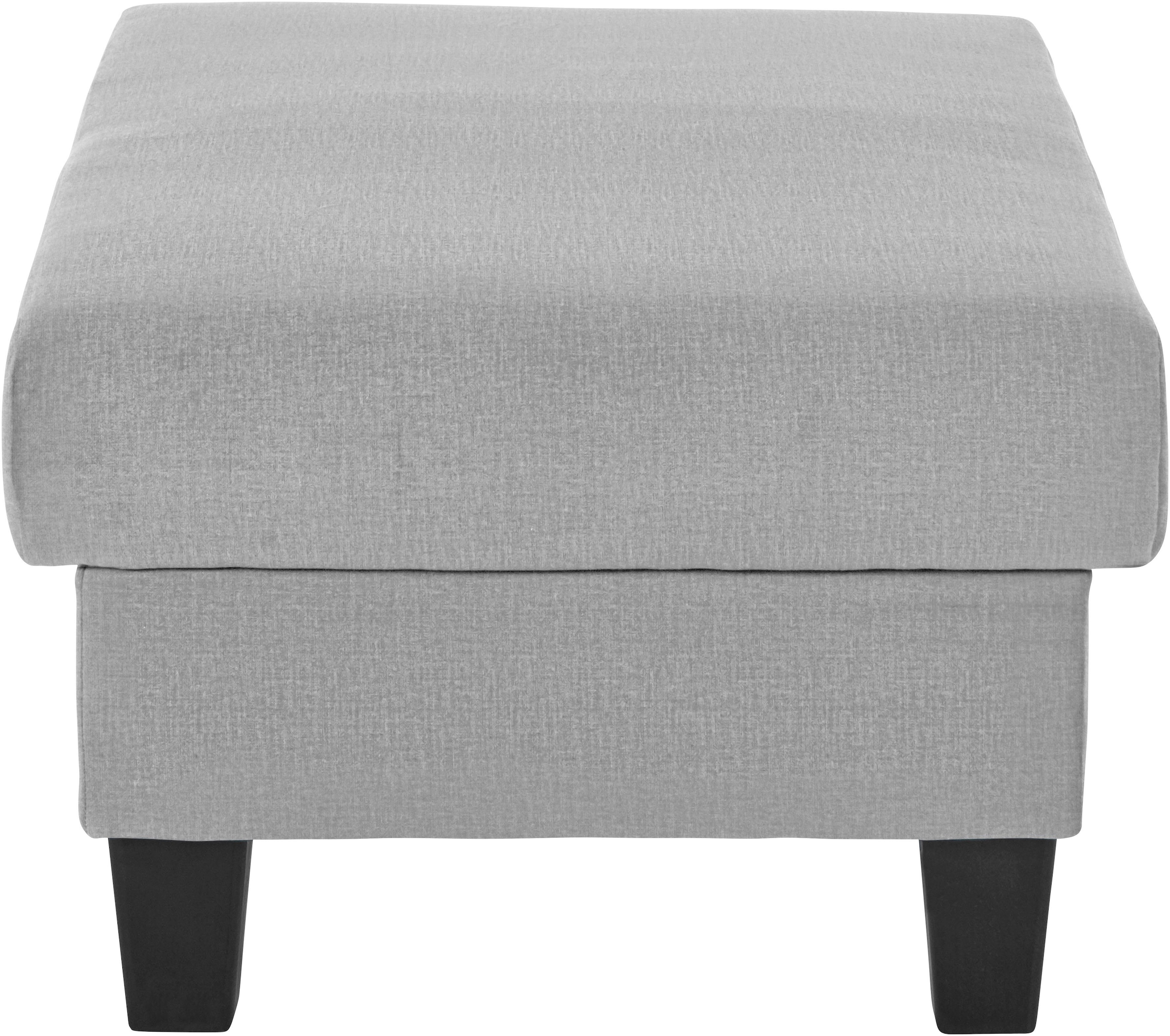COTTA Polstergarnitur »Morven L-Form«, (Set), Set bestehend aus: Ecksofa mit Kopfteilverstellung & Hocker