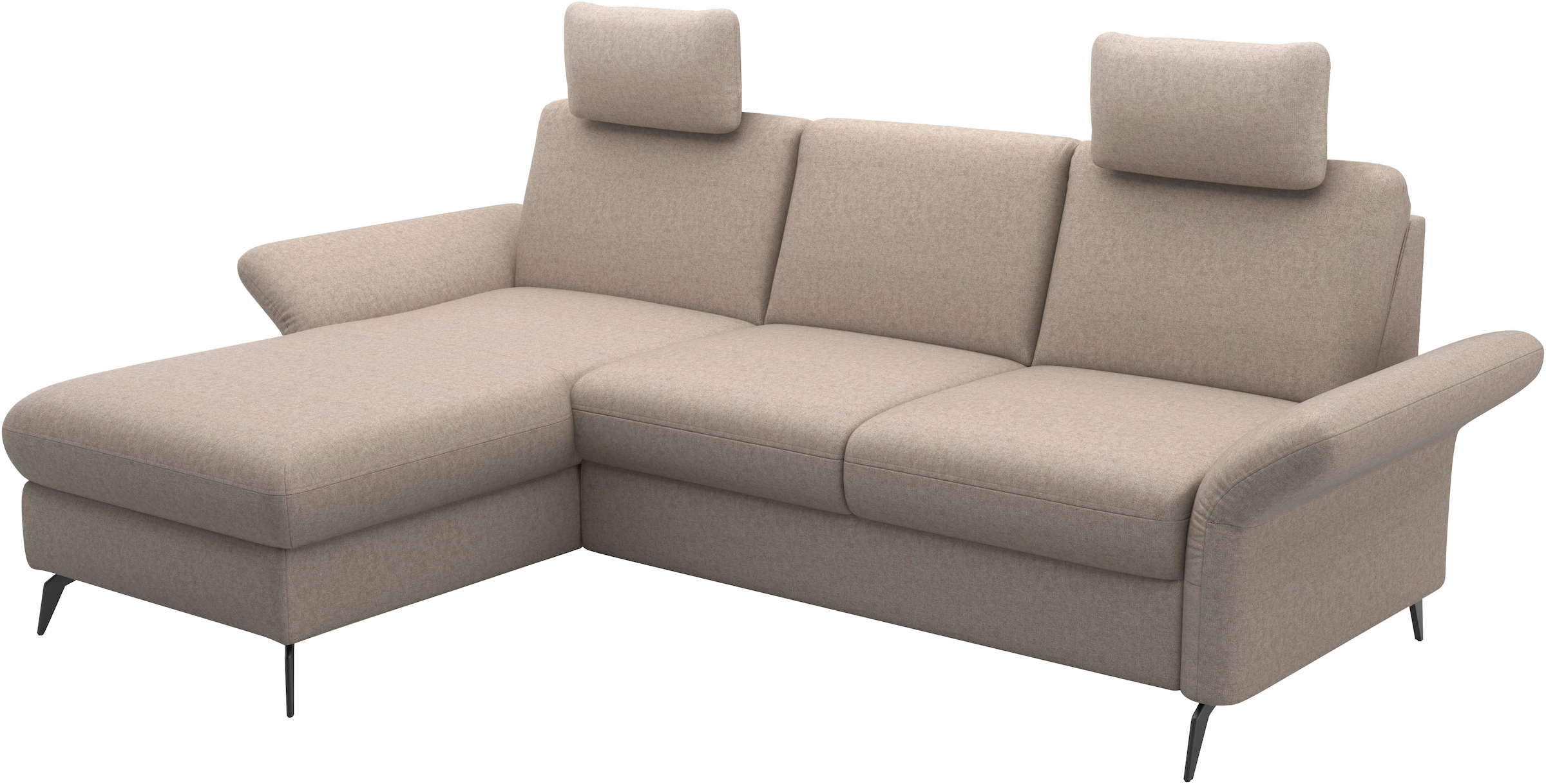 Home affaire Ecksofa »Rochelle«, optional: Armteilverstellung, klappbar, Bettkasen