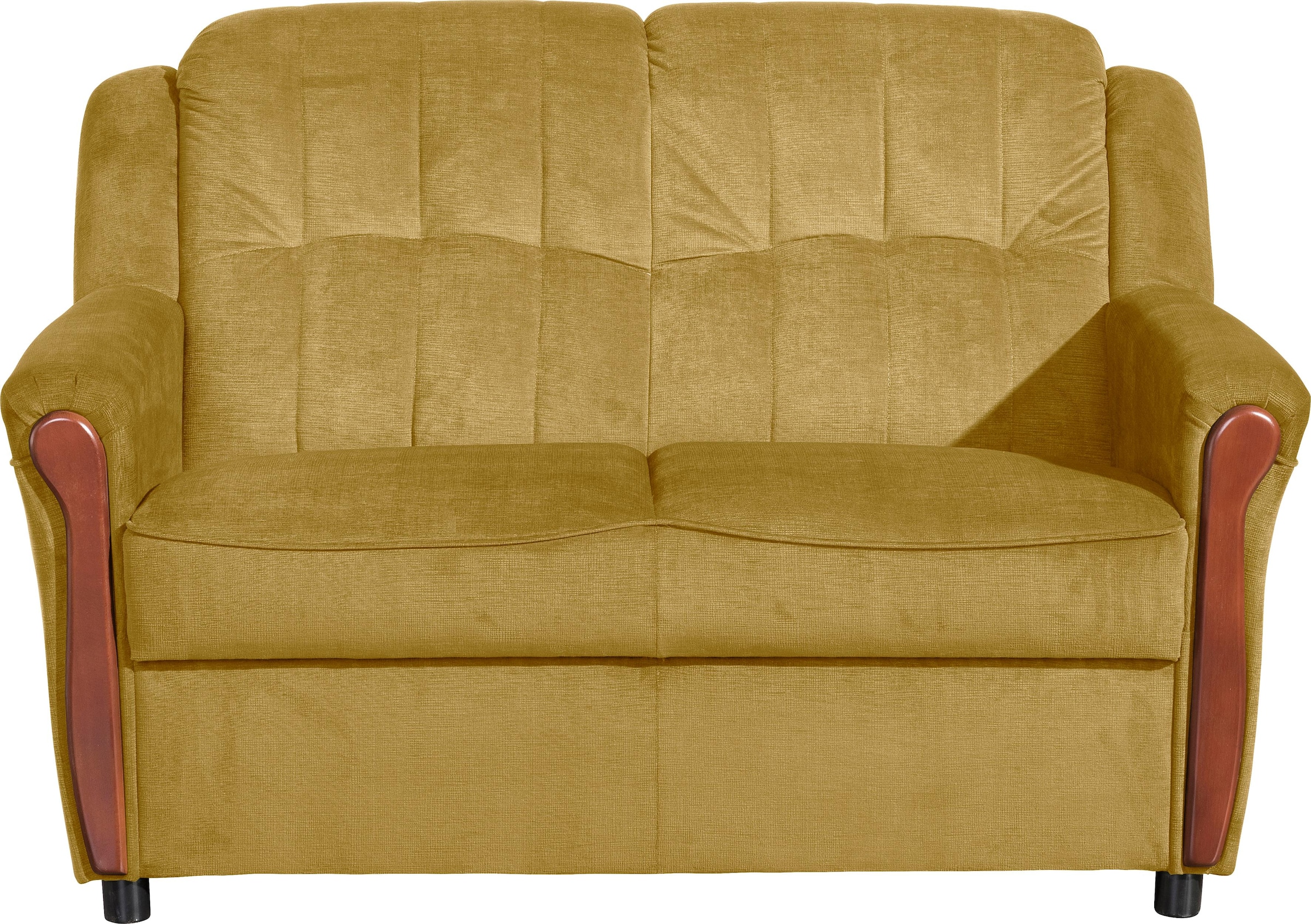 Max Winzer® 2-Sitzer »Trier komfortabel, Komfortsitzhöhe 47cm, klassisch, Retro und modern«, hohe Rückenlehne, Sichtholzschabracken, Breite 130 cm