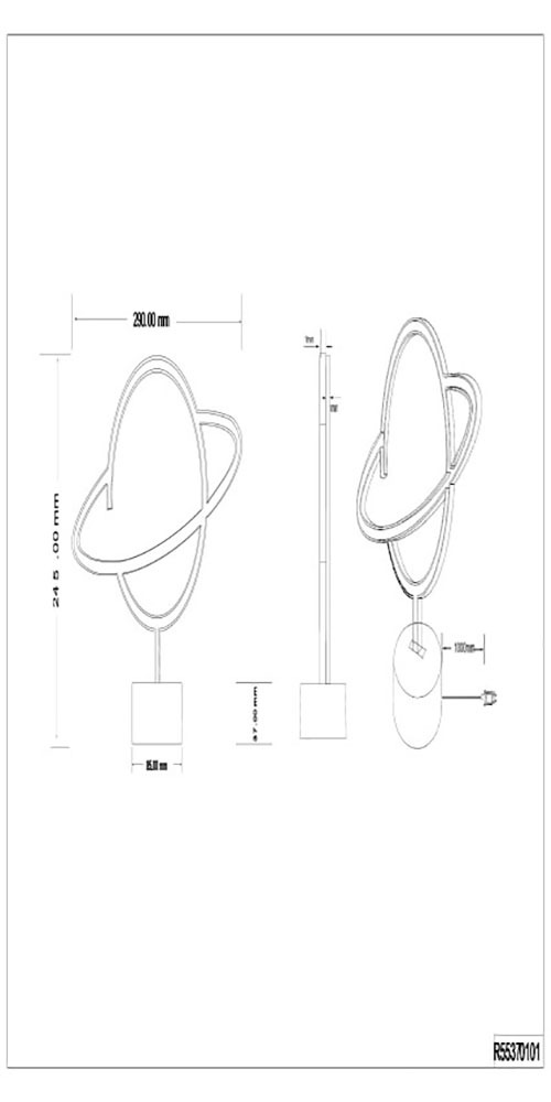 REALITY Leuchten LED Tischleuchte »Planet«, 1 flammig, Leuchtmittel LED-Board | LED fest integriert, Deko Tischlampe im Weltall Design, mit USB Anschluss, Größe 29 x 24 cm