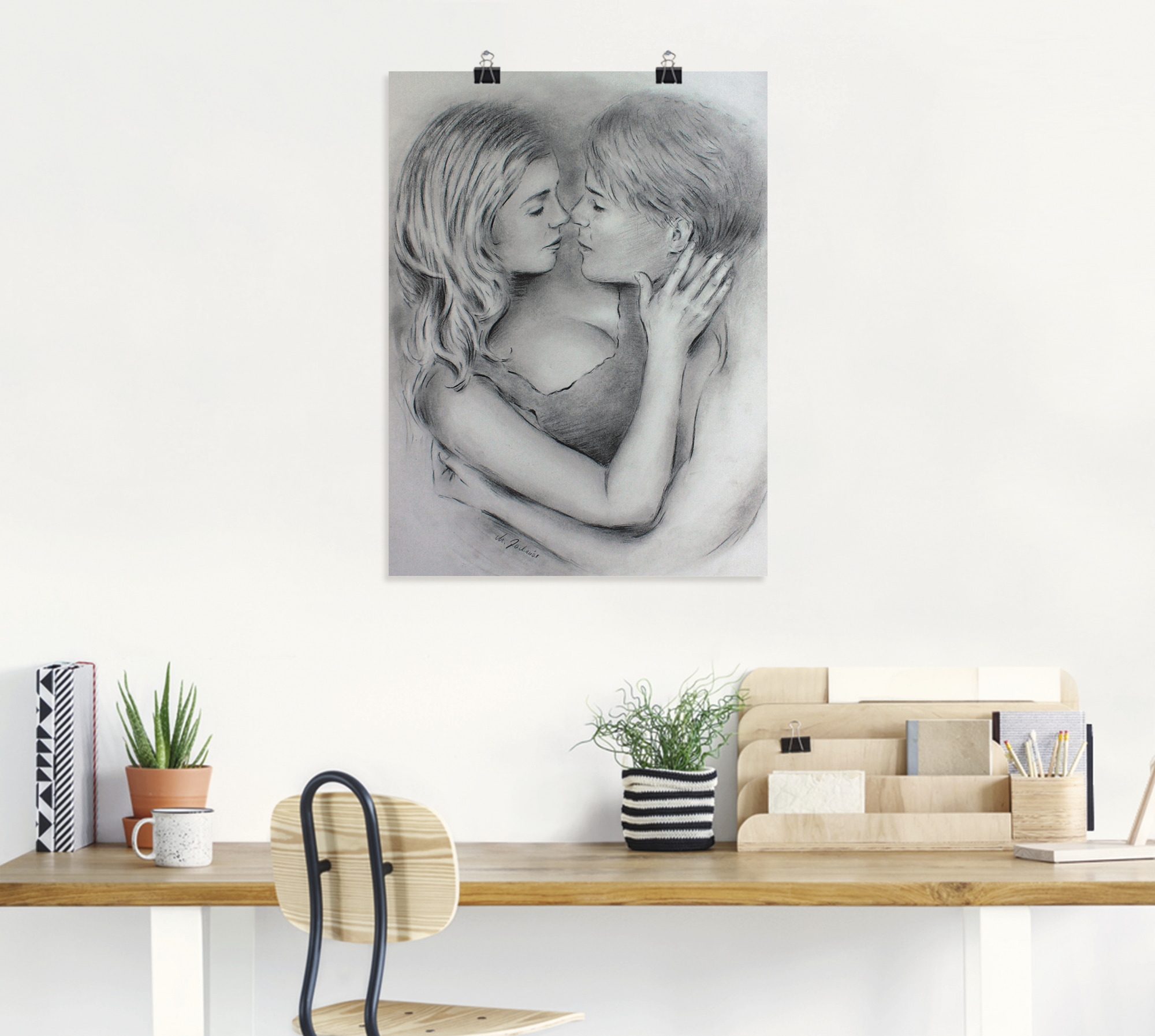 Artland Wandbild »Liebesgeflüster«, Paar, (1 St.), als Leinwandbild, Poster in verschied. Größen