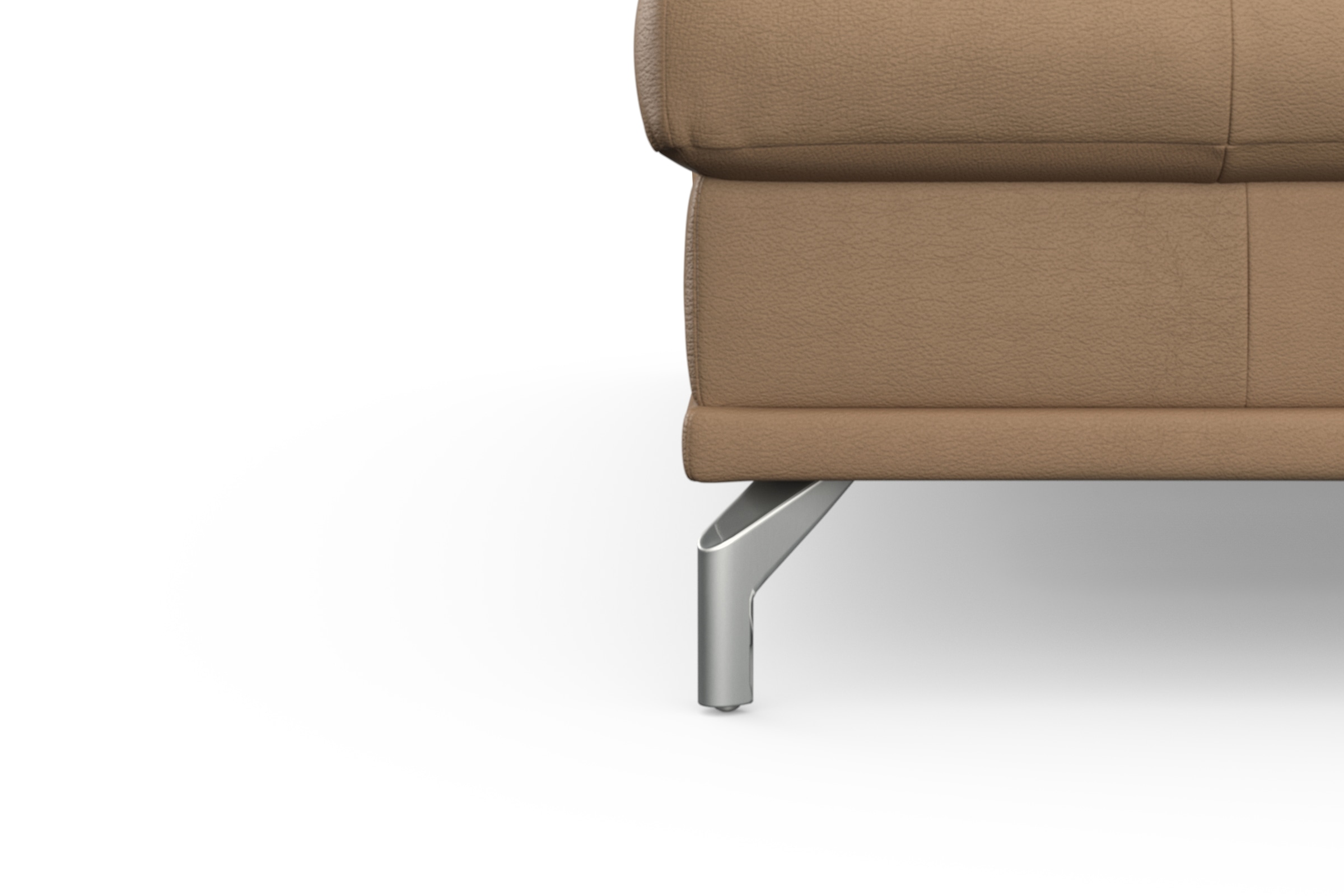 sit&more Wohnlandschaft »Cabrio U-Form, mit Sitztiefenverstellung, Arm- und Kopfteilverstellung«, 3 Nierenkissen, Federkern, optional Bettfunktion und Stauraum