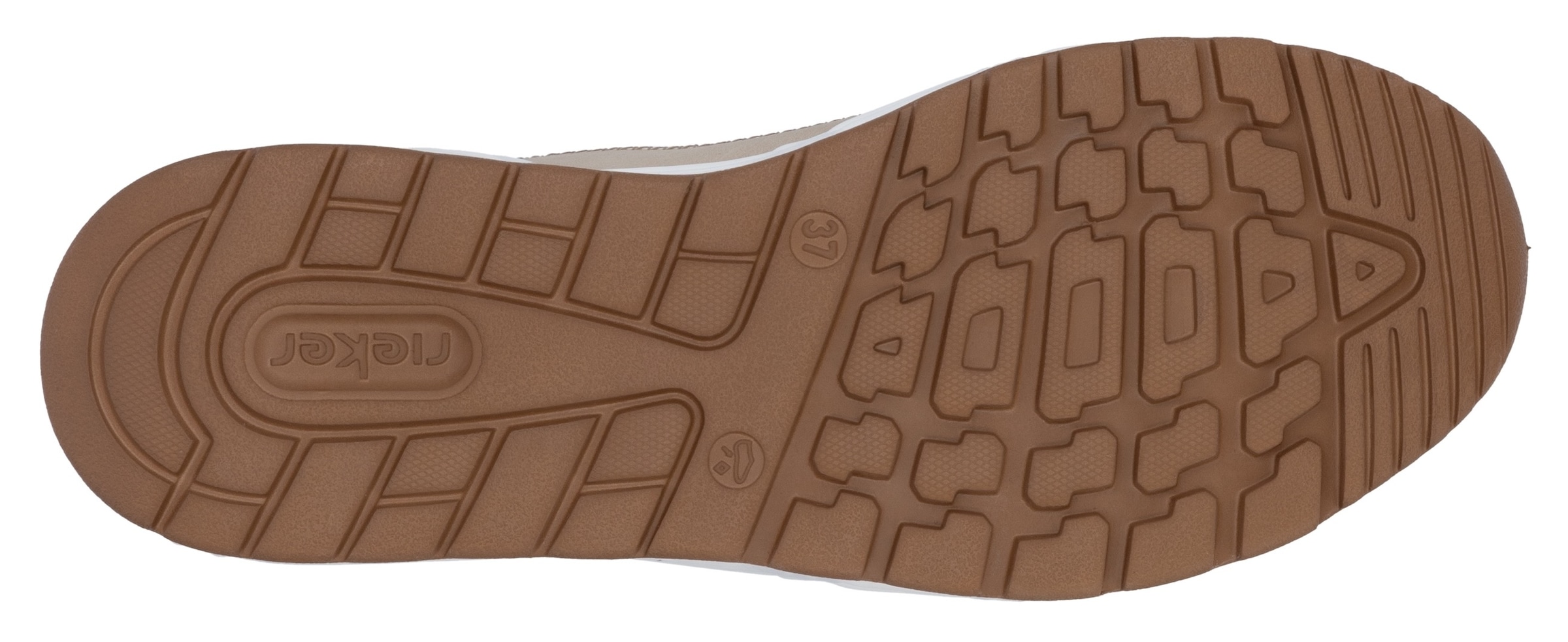 RIEKER Sport Keilsneaker  Schnürschuh, Halbschuh, Freizeitsneaker mit Reißverschluss