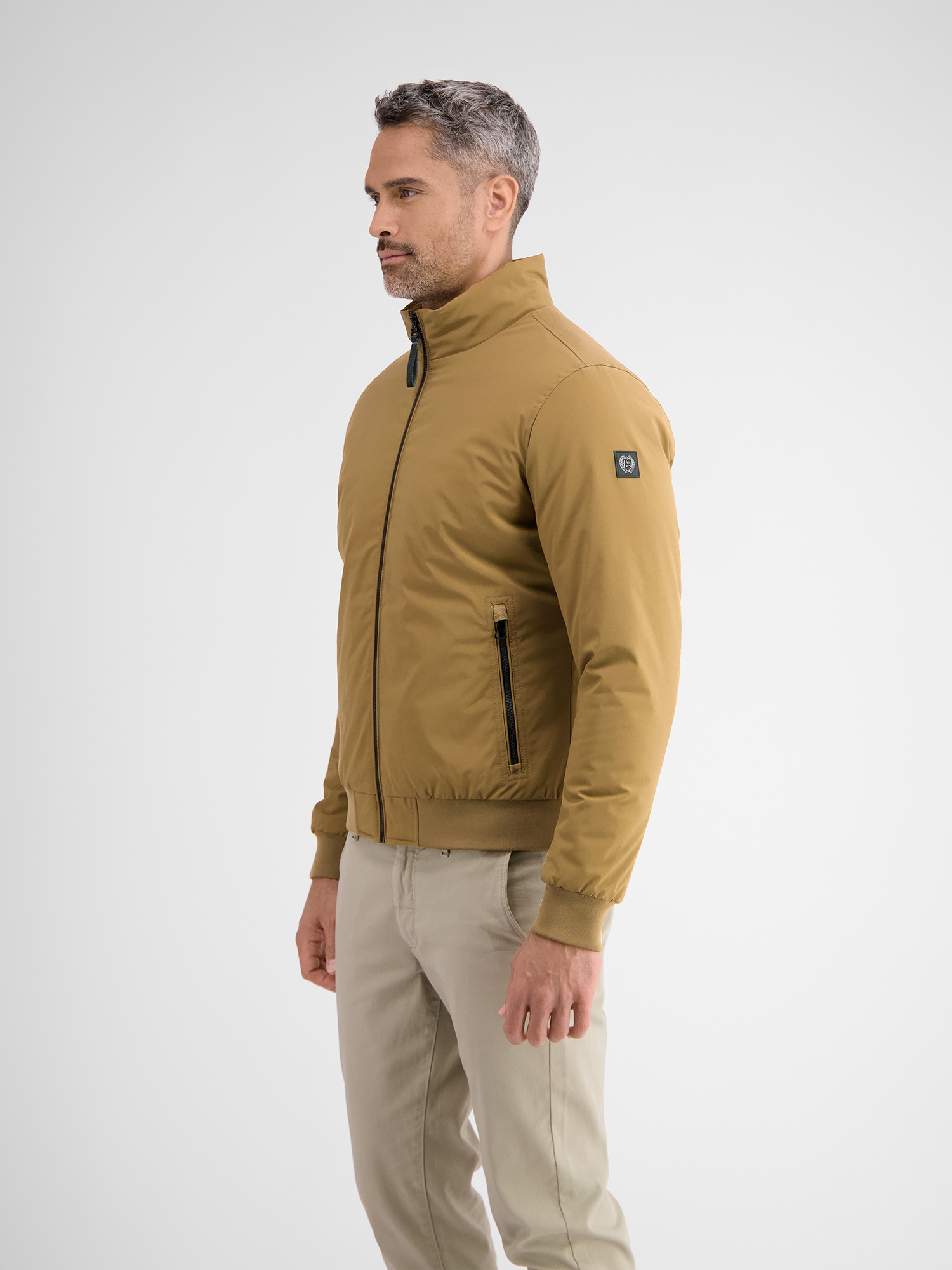 LERROS Outdoorjacke »LERROS Funktionaler Herren Blouson«, ohne Kapuze, Wasser- und windabweisend, atmungsaktiv